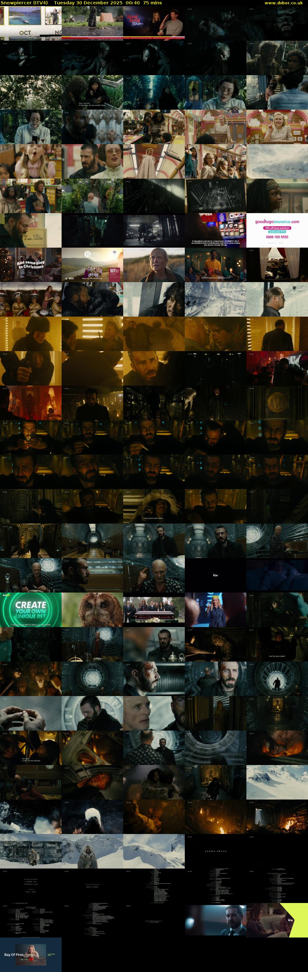 Snowpiercer (ITV4) Tuesday 30 December 2025 00:40 - 01:55