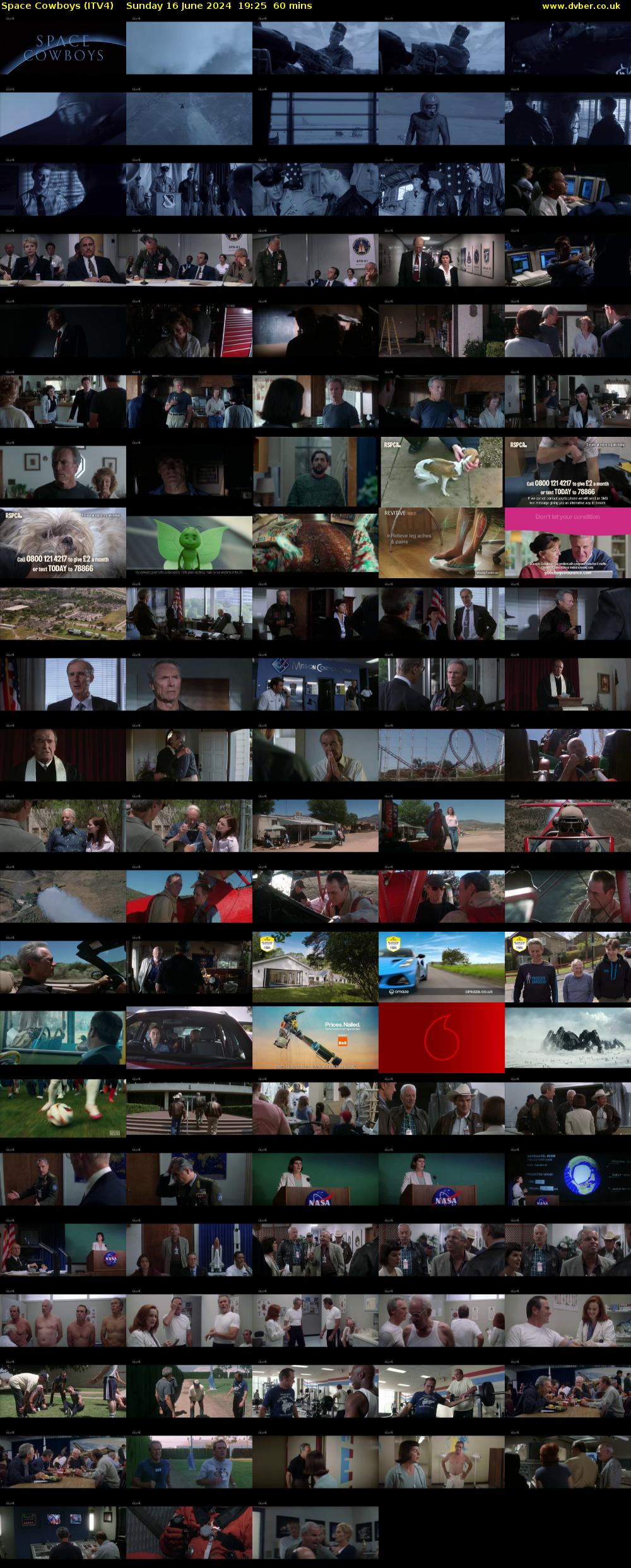 Space Cowboys (ITV4) Sunday 16 June 2024 19:25 - 20:25