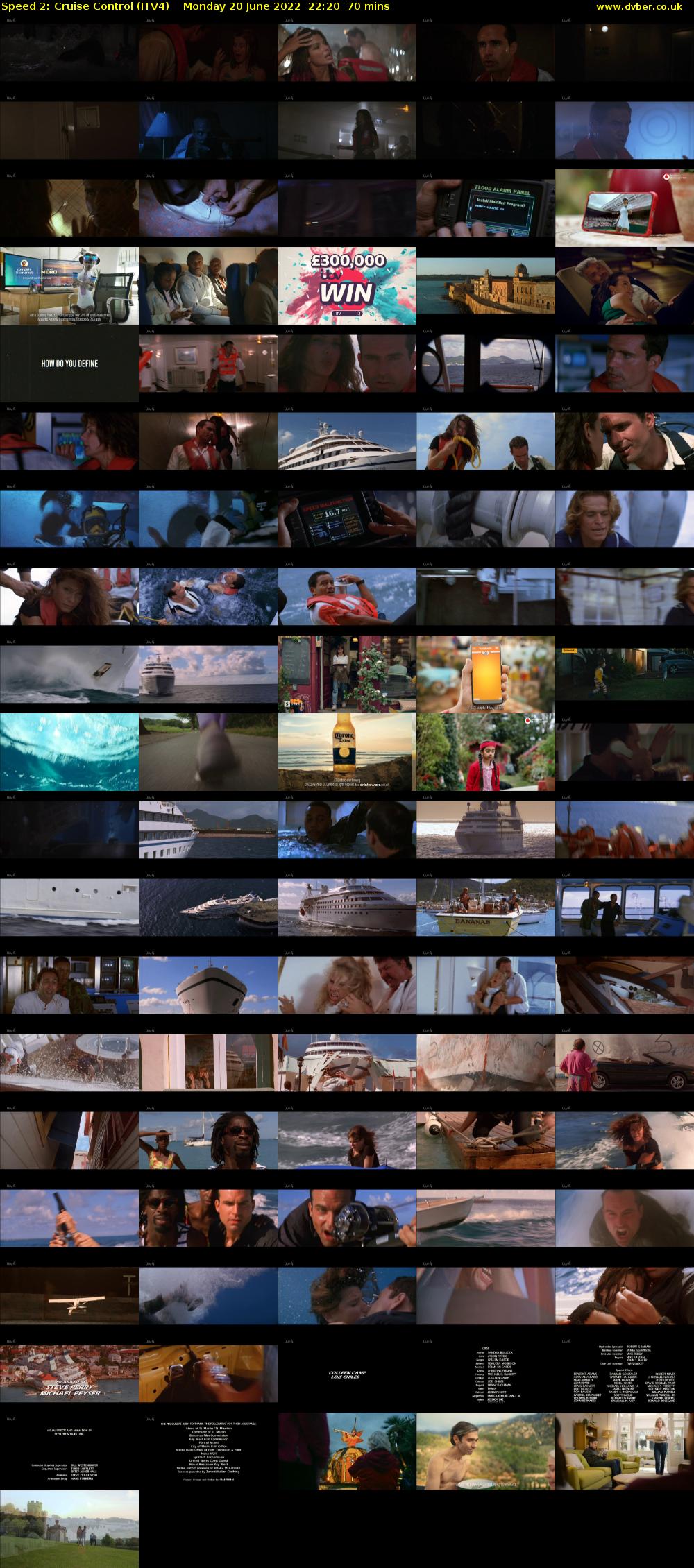Speed 2: Cruise Control (ITV4) Monday 20 June 2022 22:20 - 23:30