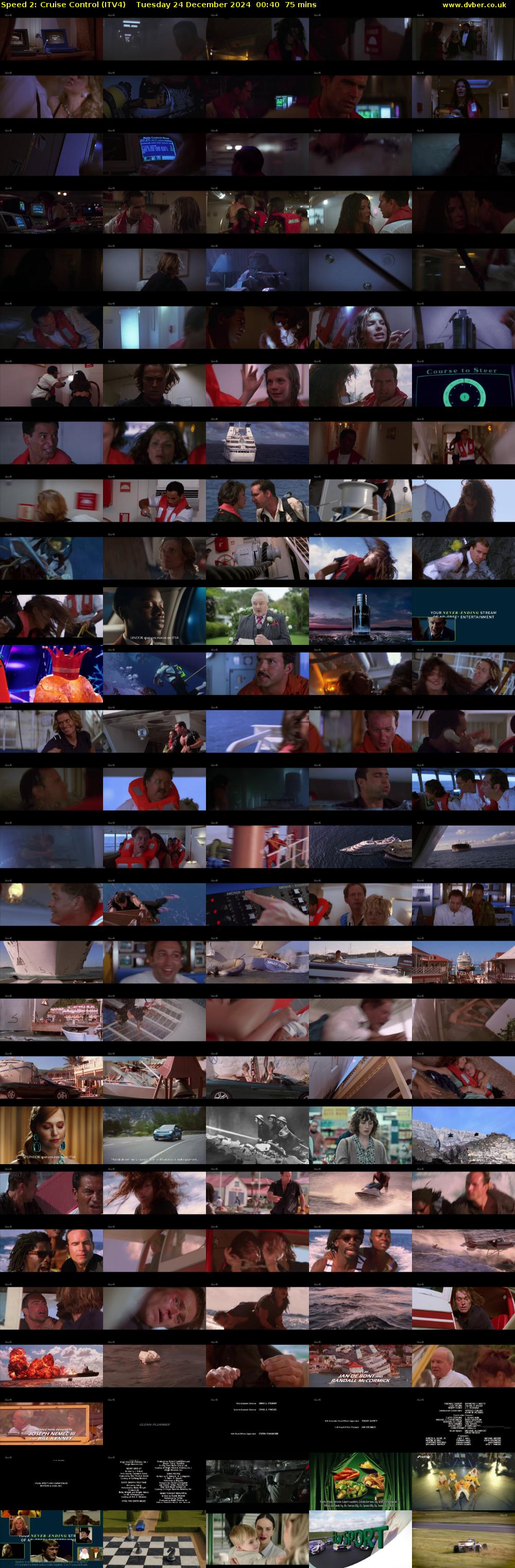 Speed 2: Cruise Control (ITV4) Tuesday 24 December 2024 00:40 - 01:55