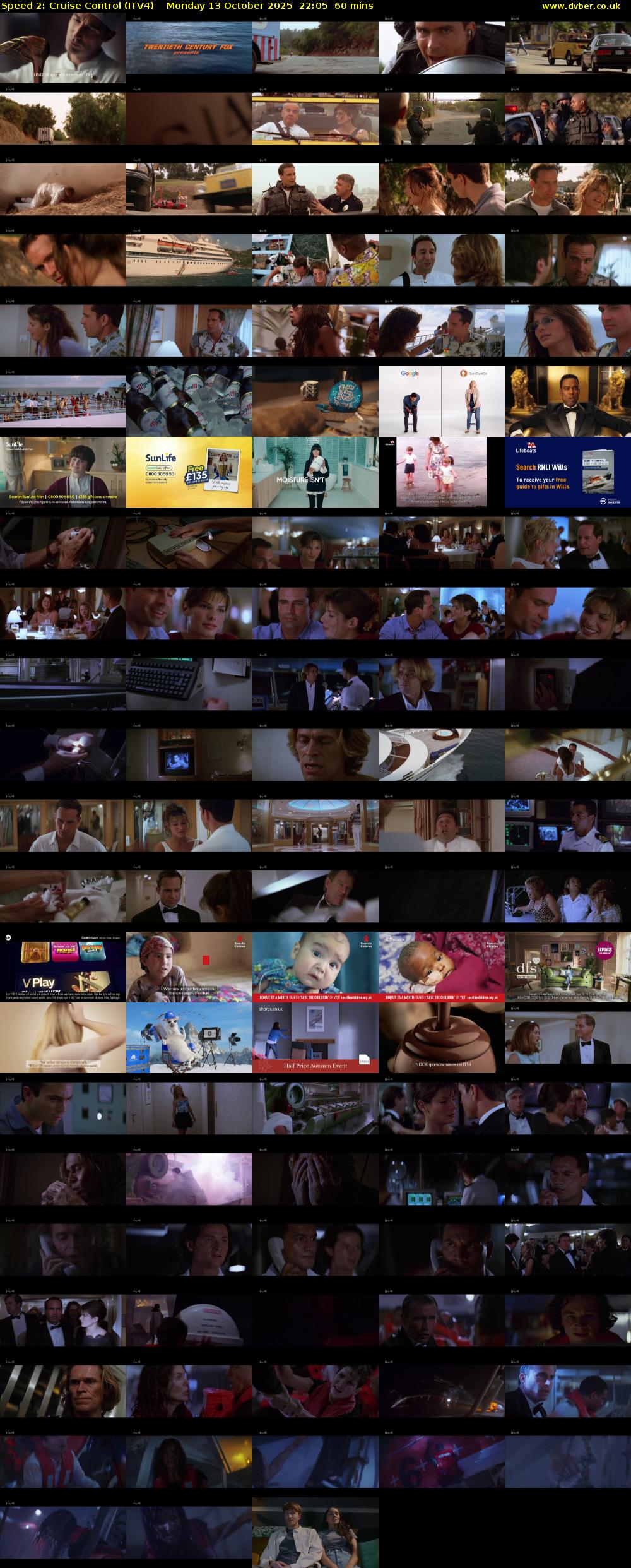 Speed 2: Cruise Control (ITV4) Monday 13 October 2025 22:05 - 23:05