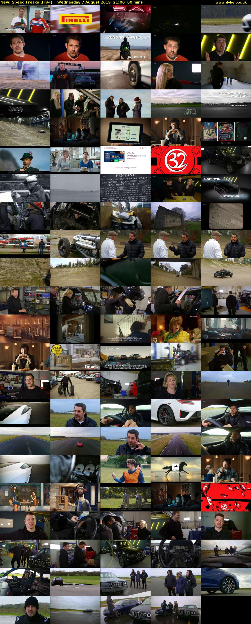 Speed Freaks (ITV4) Wednesday 7 August 2019 21:00 - 22:00