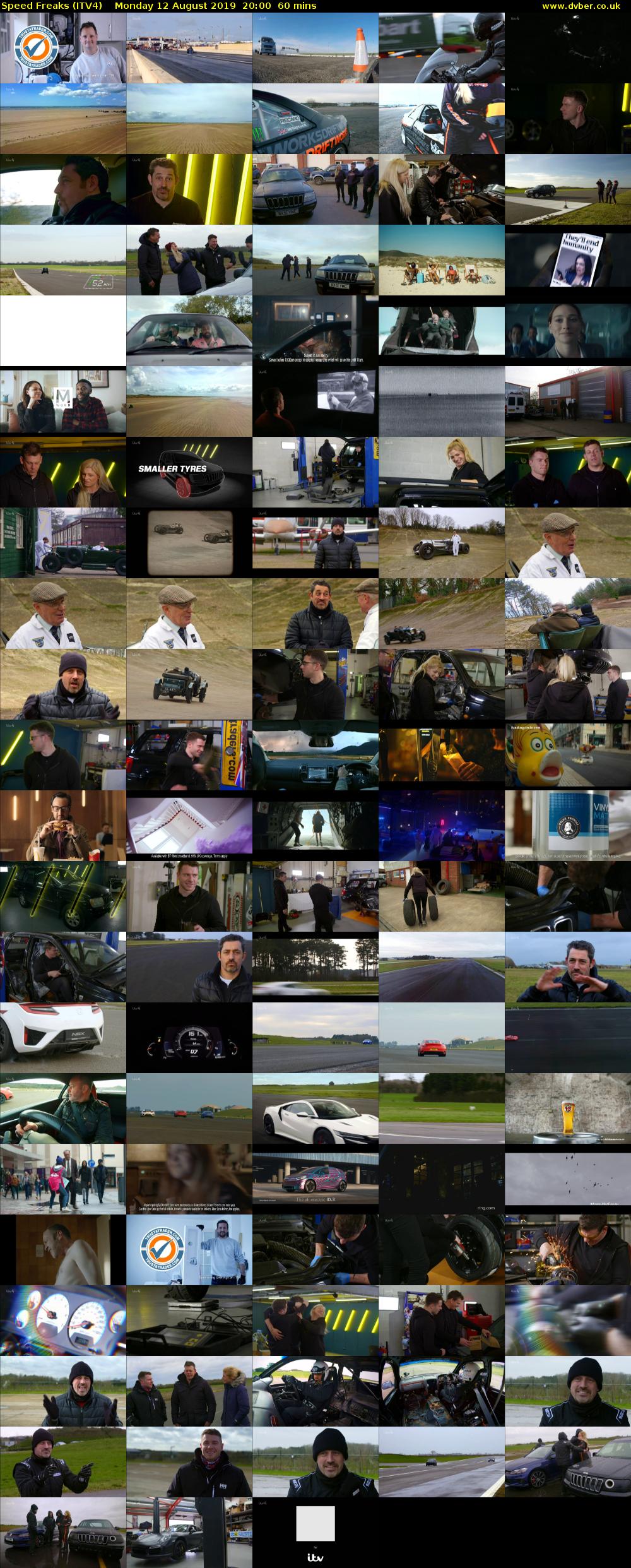 Speed Freaks (ITV4) Monday 12 August 2019 20:00 - 21:00