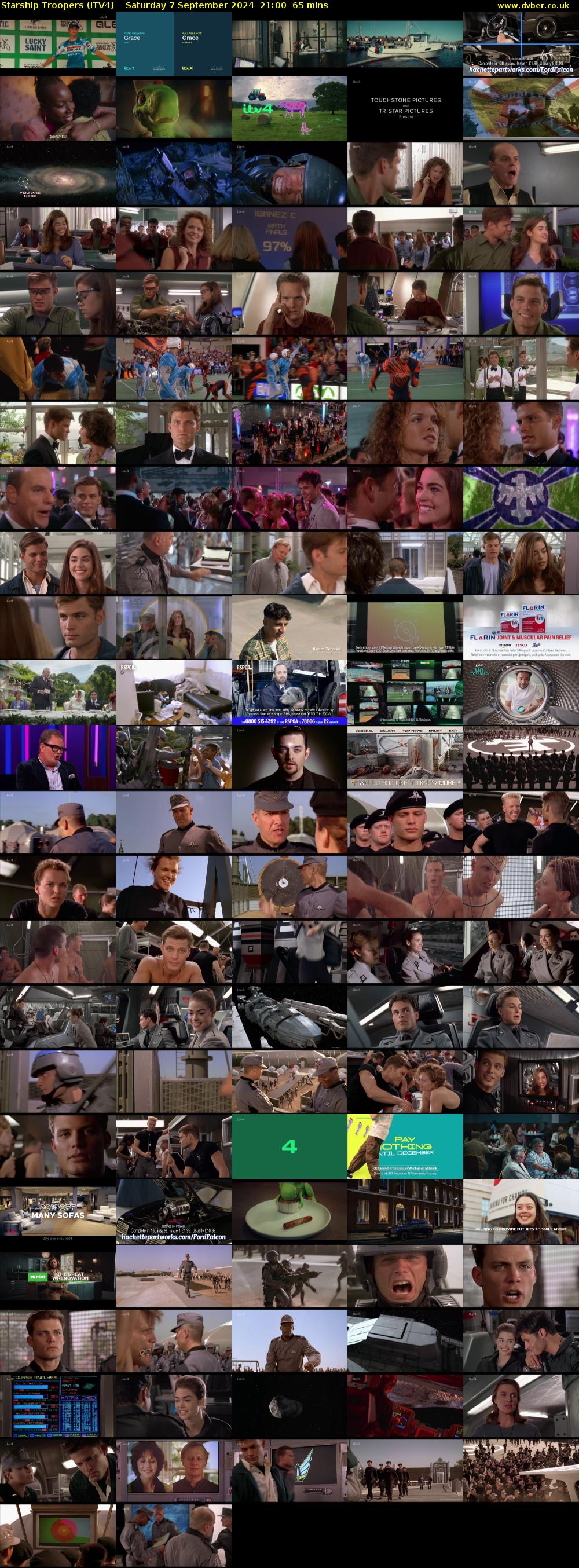 Starship Troopers (ITV4) Saturday 7 September 2024 21:00 - 22:05