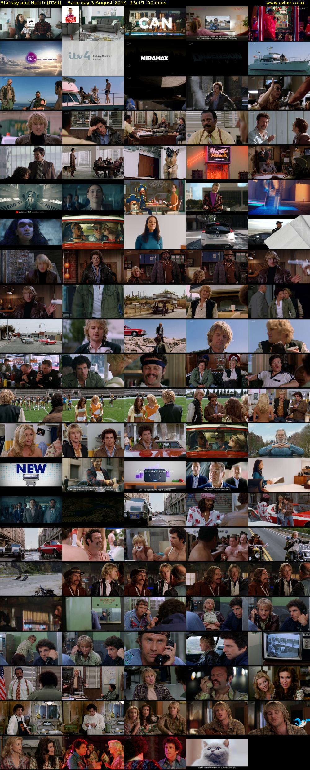 Starsky and Hutch (ITV4) Saturday 3 August 2019 23:15 - 00:15