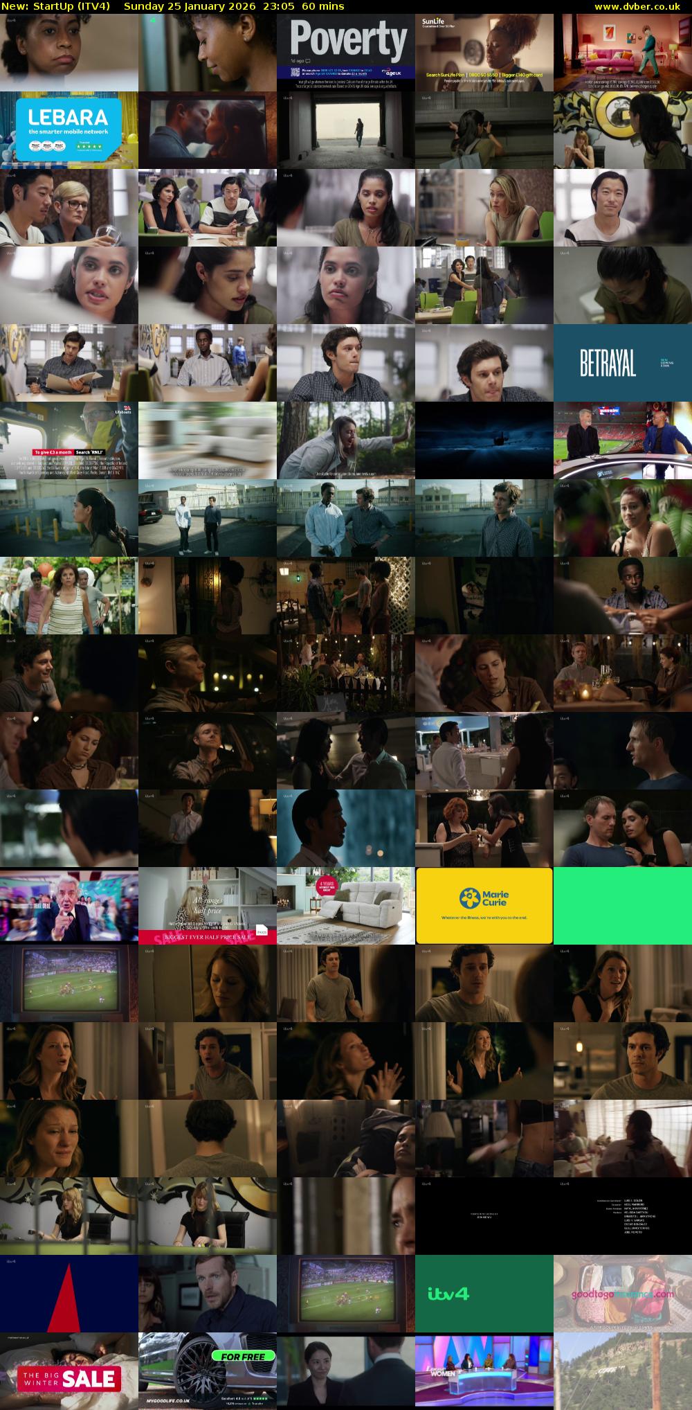 StartUp (ITV4) Sunday 25 January 2026 23:05 - 00:05