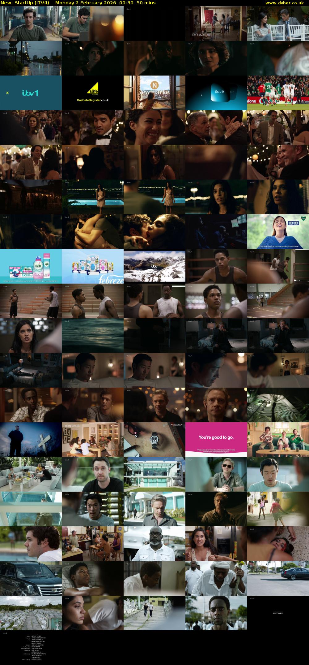 StartUp (ITV4) Monday 2 February 2026 00:30 - 01:20