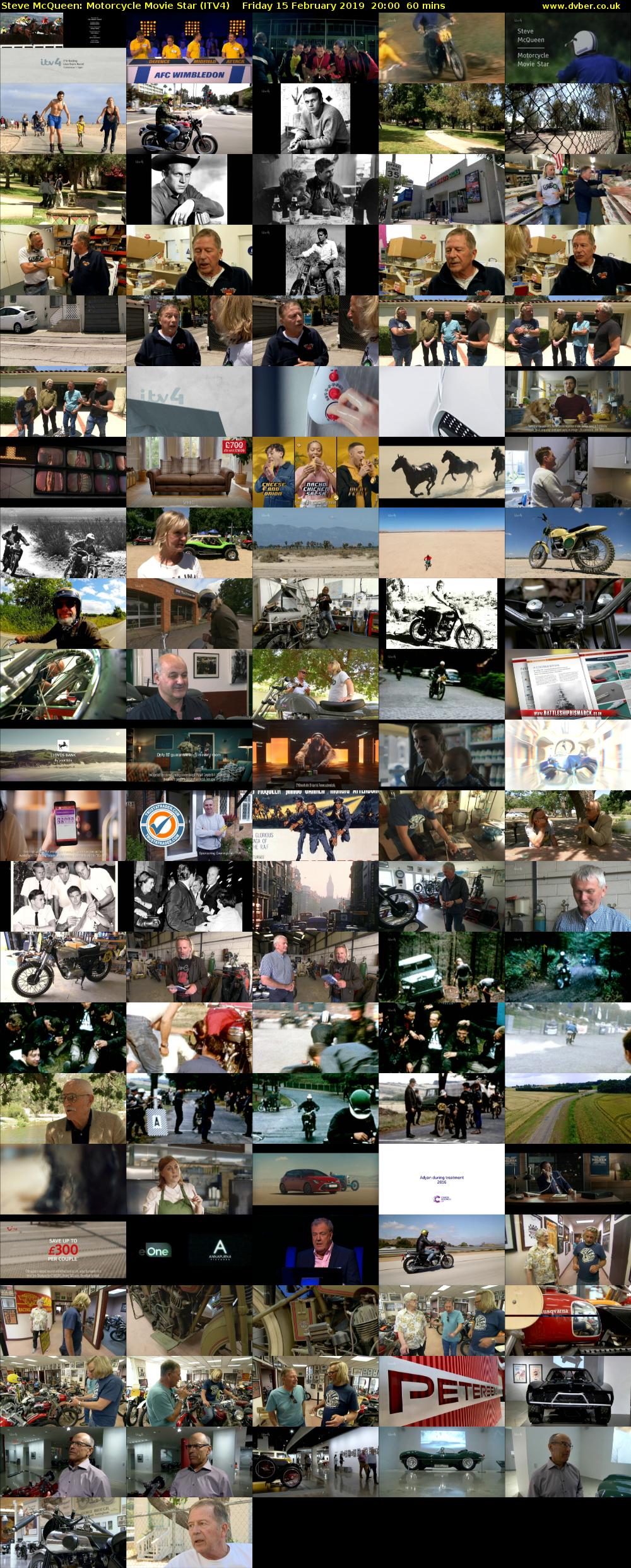 Steve McQueen: Motorcycle Movie Star (ITV4) Friday 15 February 2019 20:00 - 21:00
