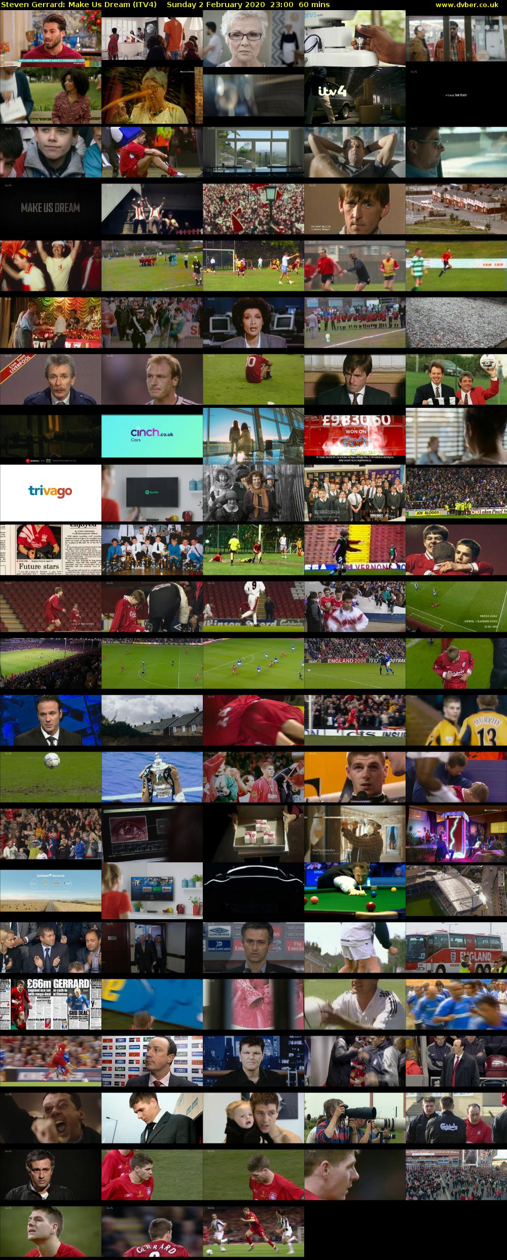 Steven Gerrard: Make Us Dream (ITV4) Sunday 2 February 2020 23:00 - 00:00