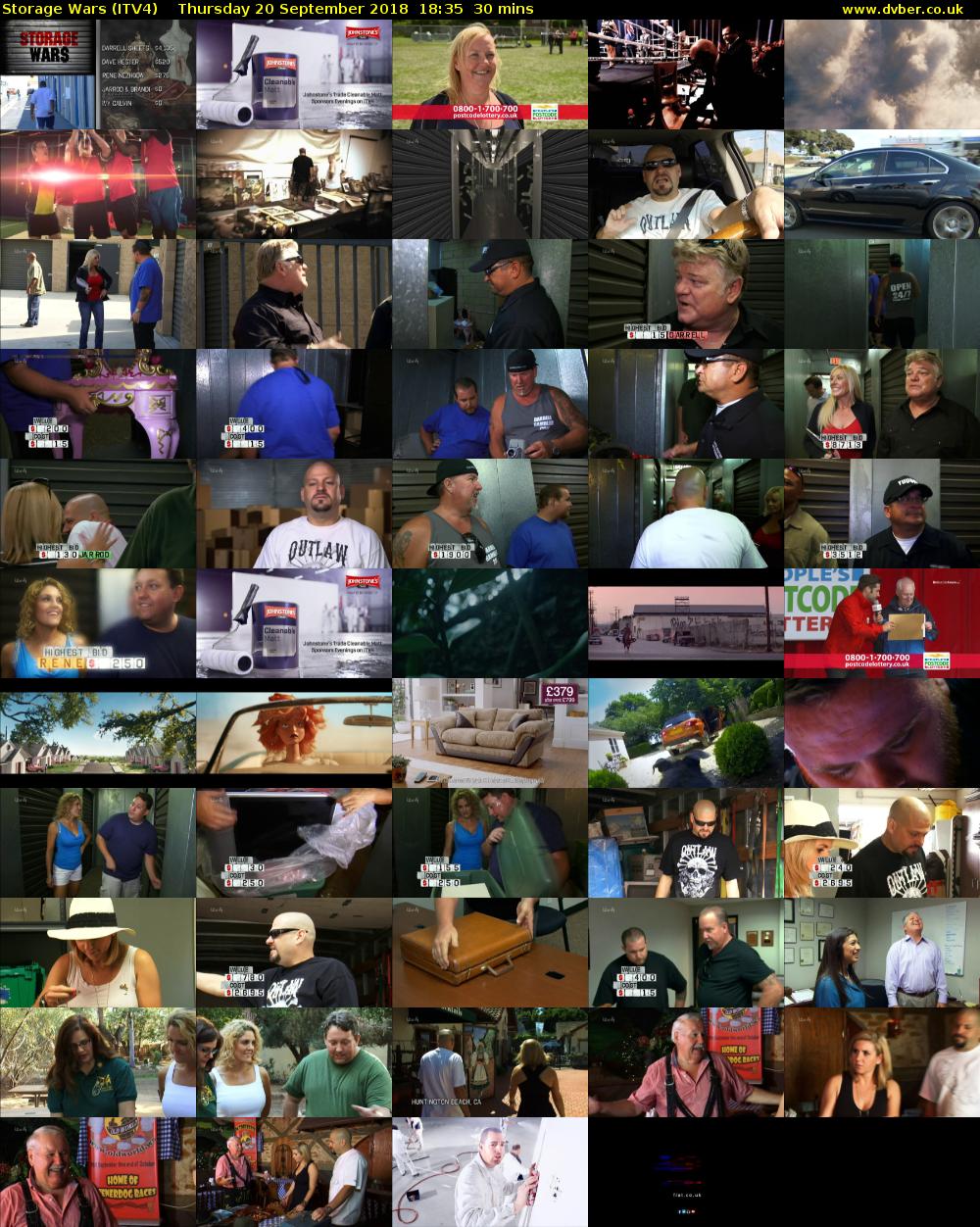 Storage Wars (ITV4) Thursday 20 September 2018 18:35 - 19:05