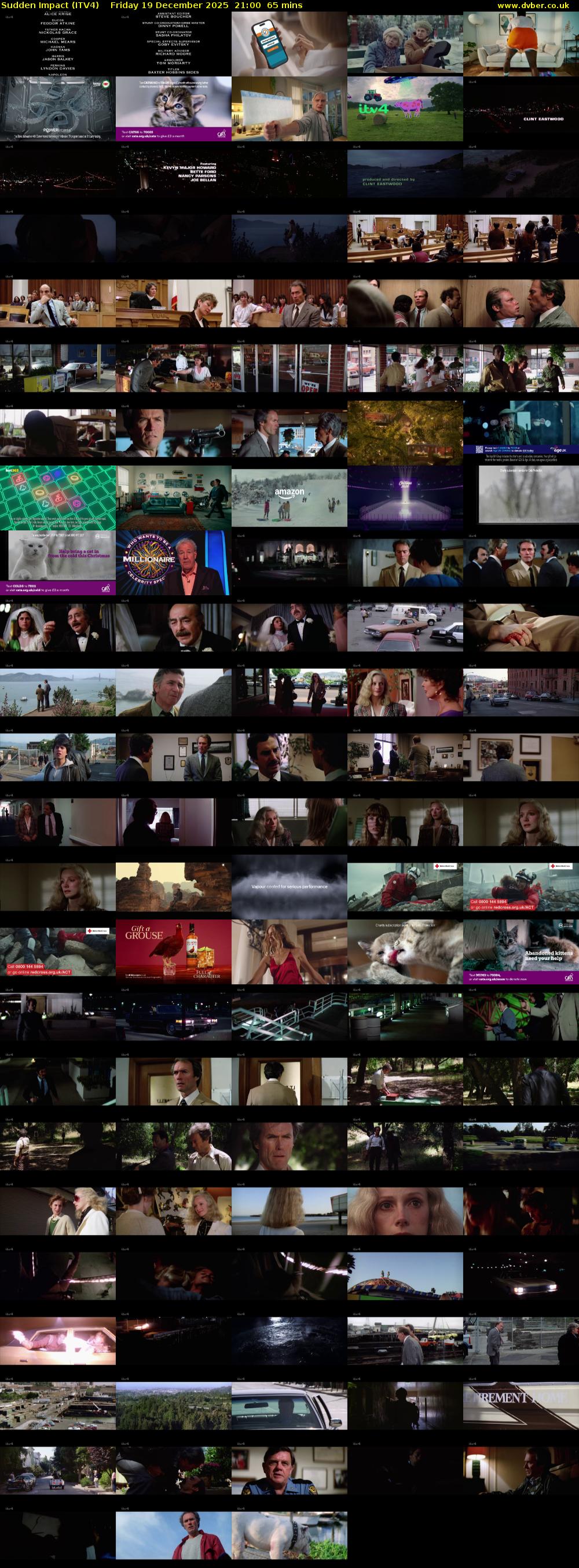 Sudden Impact (ITV4) Friday 19 December 2025 21:00 - 22:05