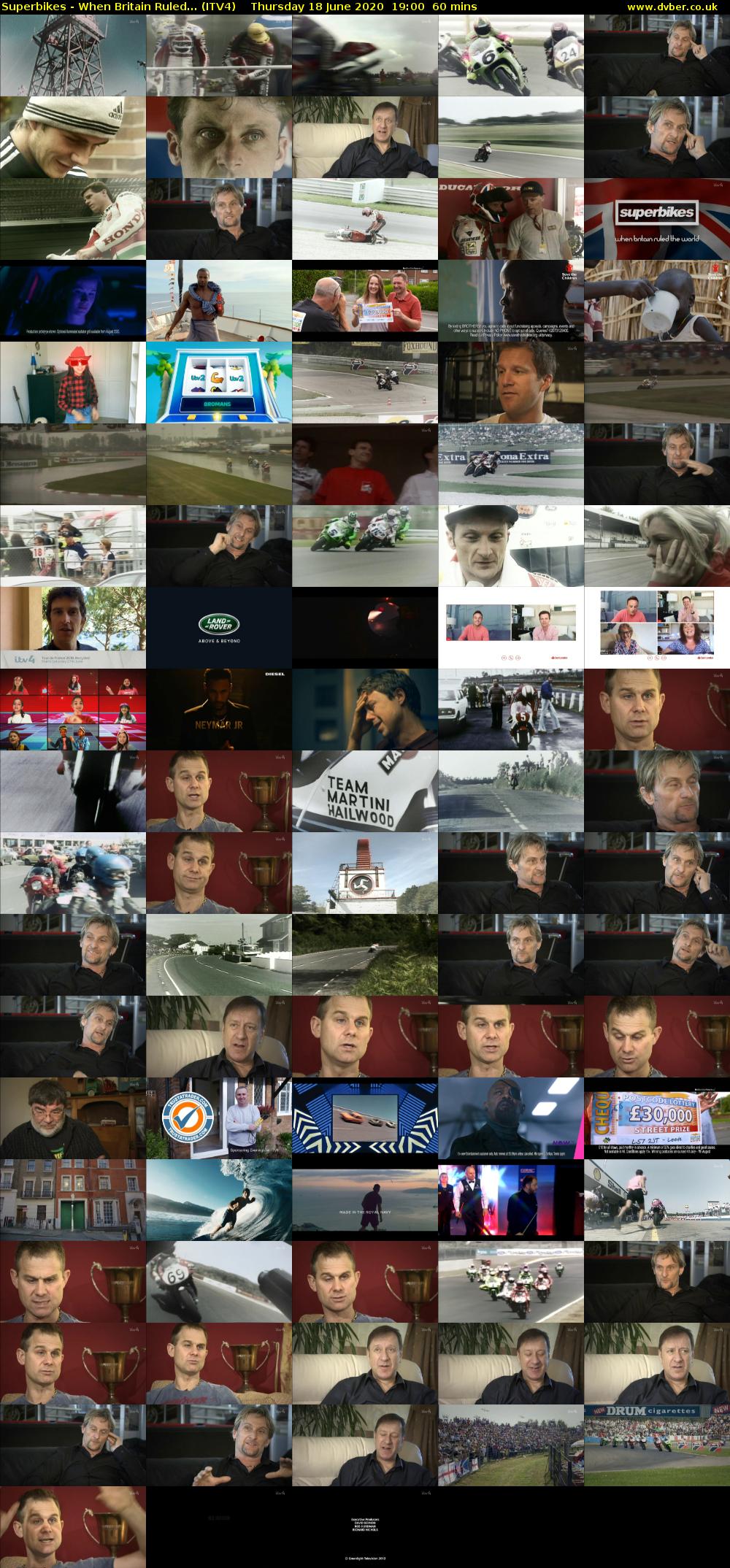 Superbikes - When Britain Ruled... (ITV4) Thursday 18 June 2020 19:00 - 20:00