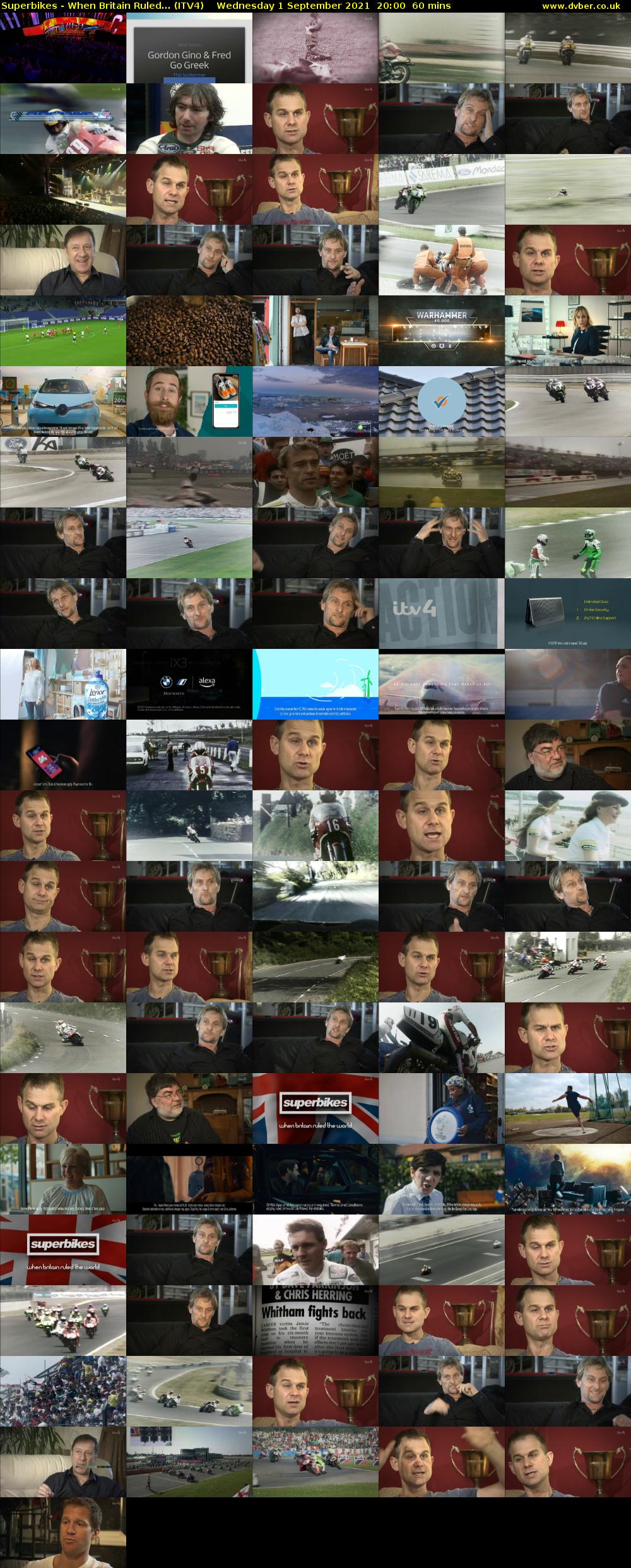 Superbikes - When Britain Ruled... (ITV4) Wednesday 1 September 2021 20:00 - 21:00