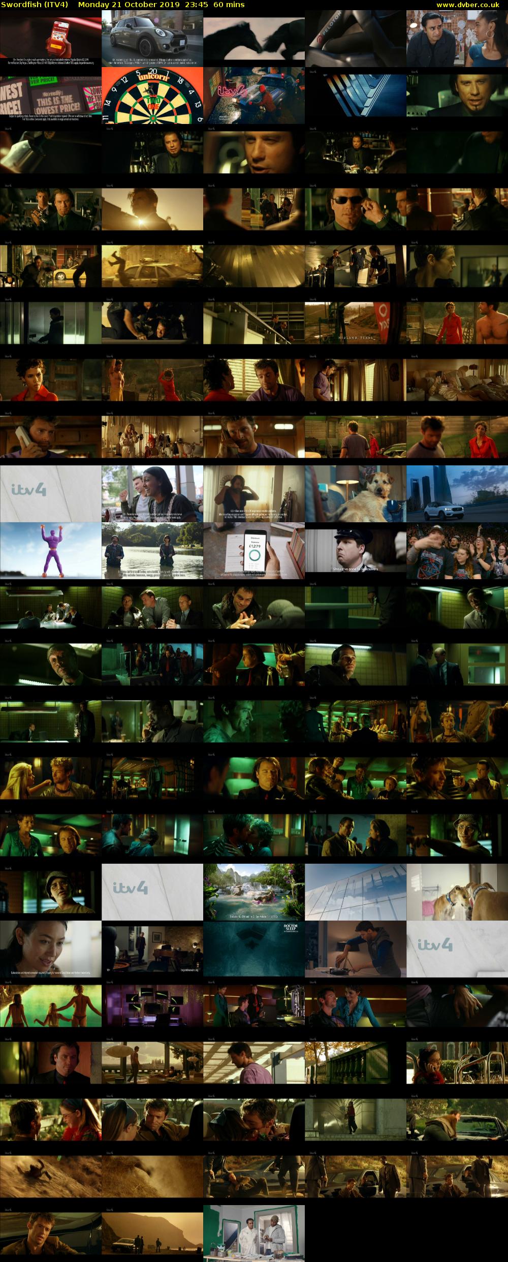 Swordfish (ITV4) Monday 21 October 2019 23:45 - 00:45