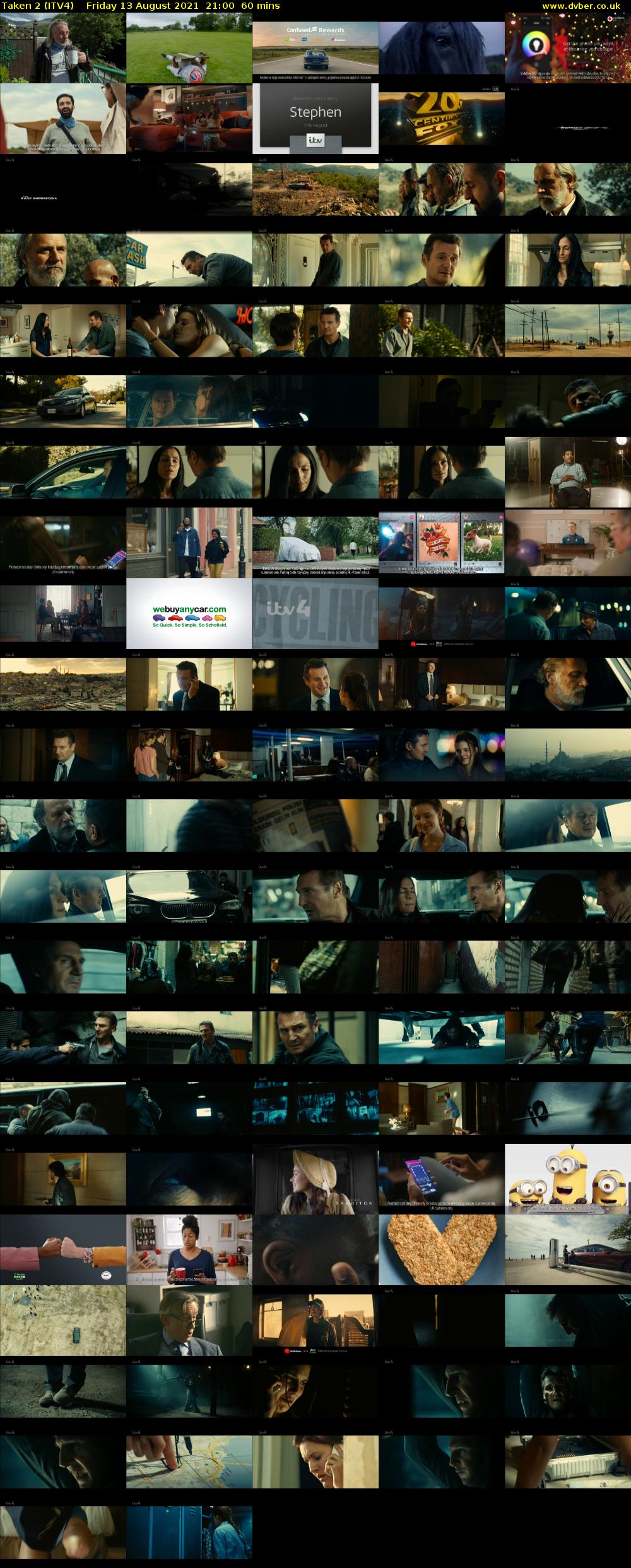 Taken 2 (ITV4) Friday 13 August 2021 21:00 - 22:00