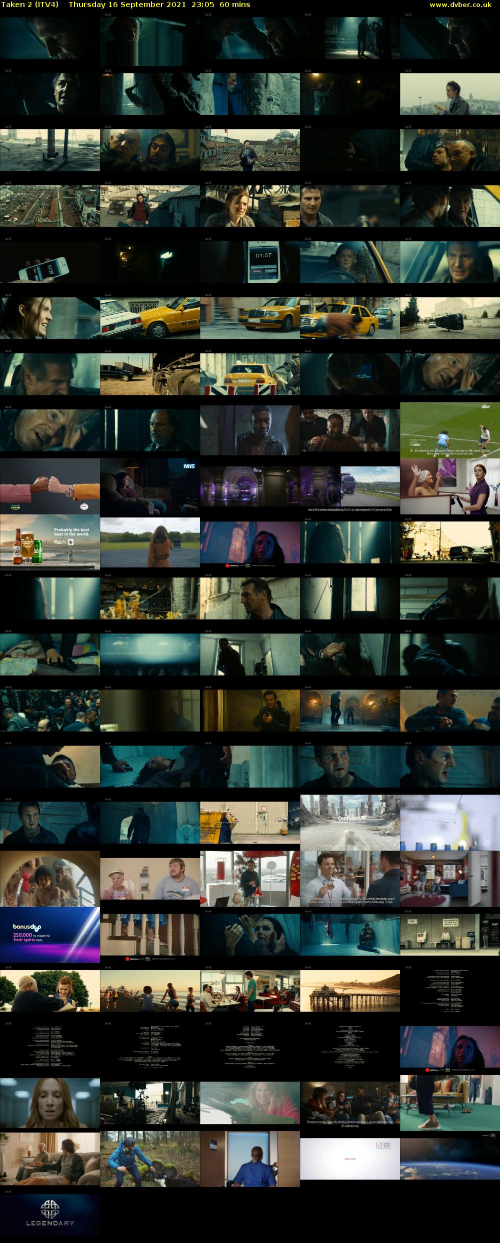 Taken 2 (ITV4) Thursday 16 September 2021 23:05 - 00:05