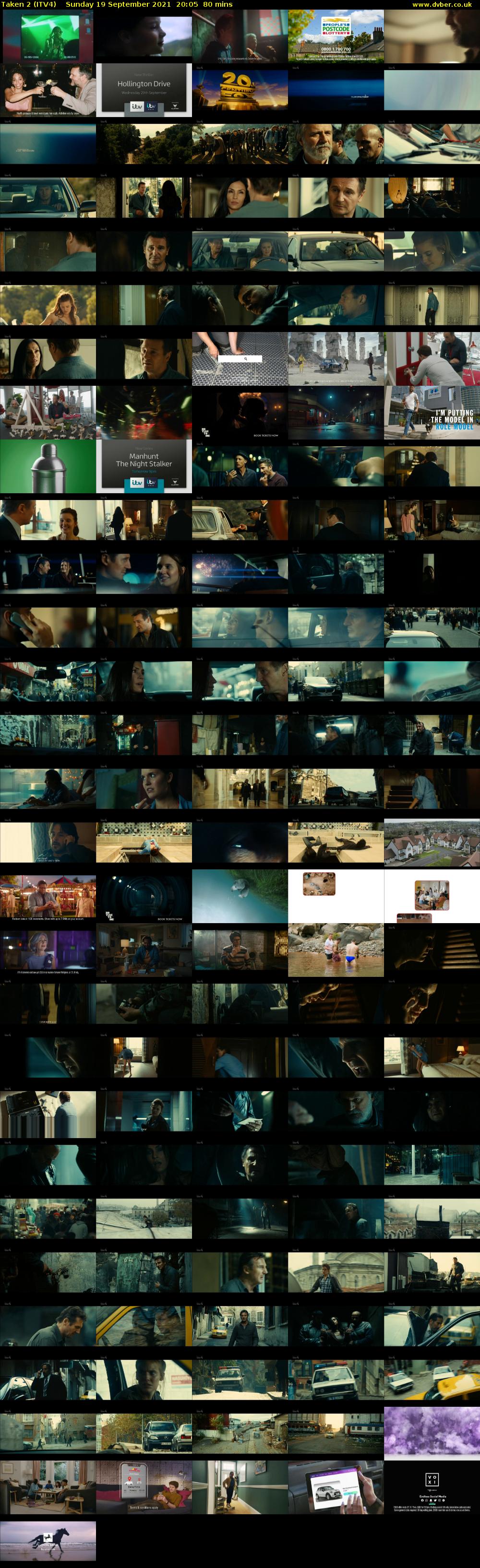 Taken 2 (ITV4) Sunday 19 September 2021 20:05 - 21:25