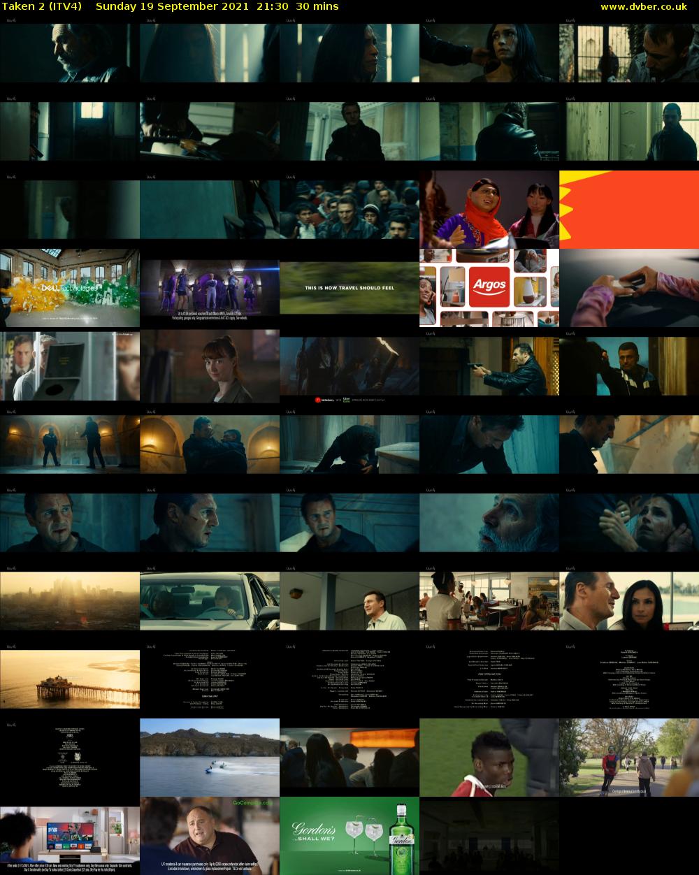 Taken 2 (ITV4) Sunday 19 September 2021 21:30 - 22:00