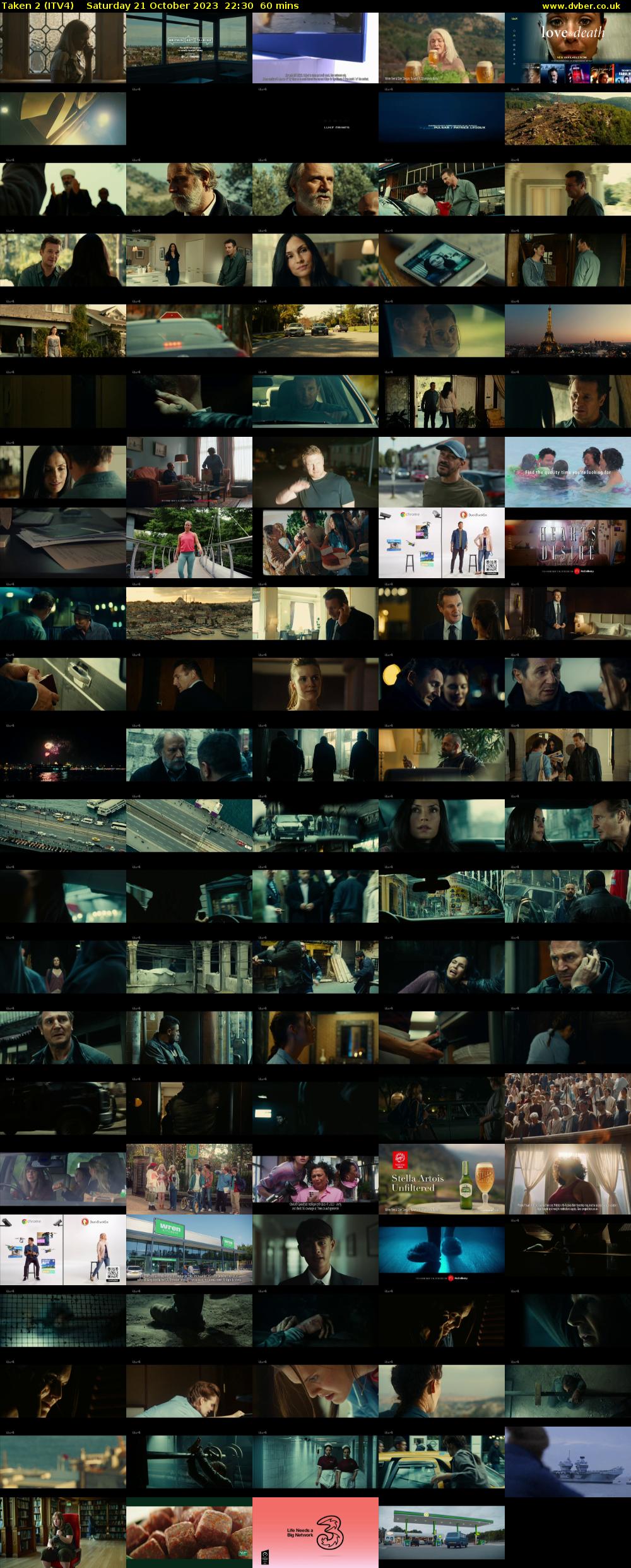 Taken 2 (ITV4) Saturday 21 October 2023 22:30 - 23:30