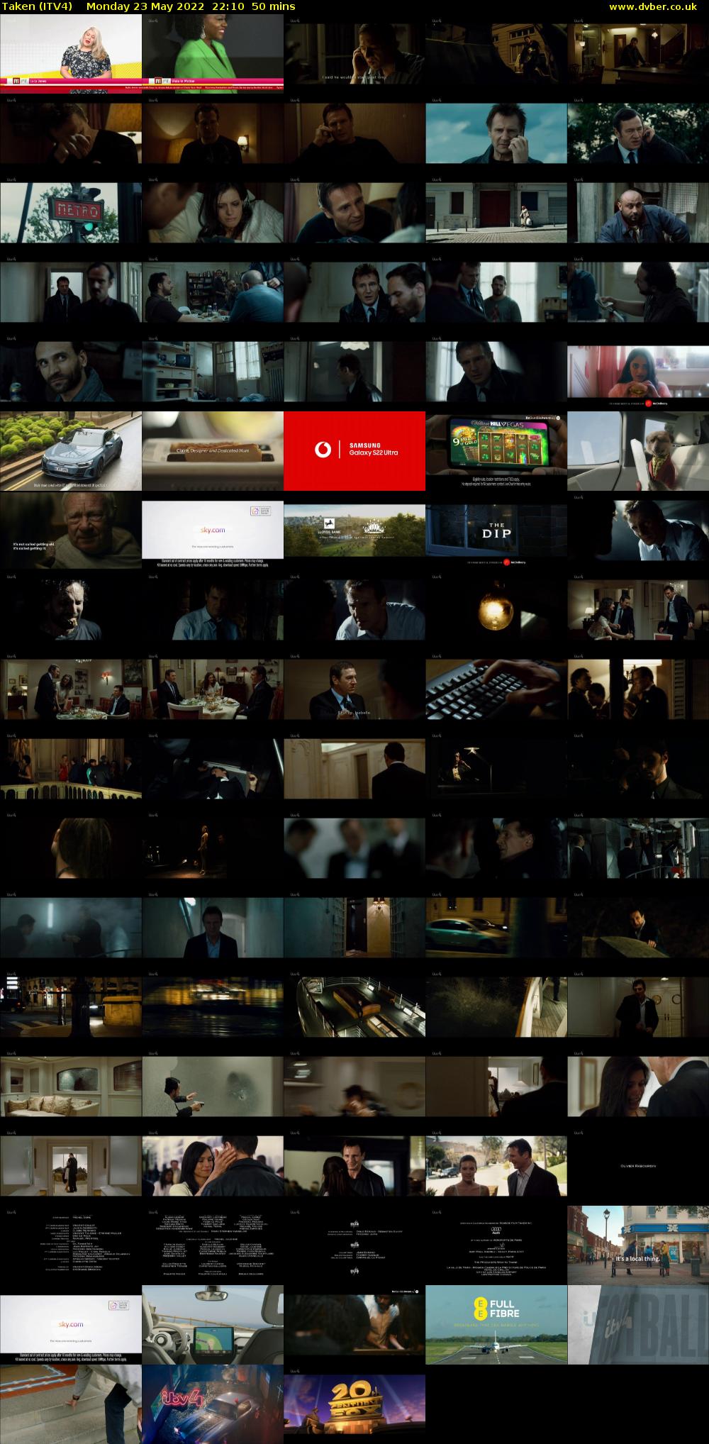 Taken (ITV4) Monday 23 May 2022 22:10 - 23:00