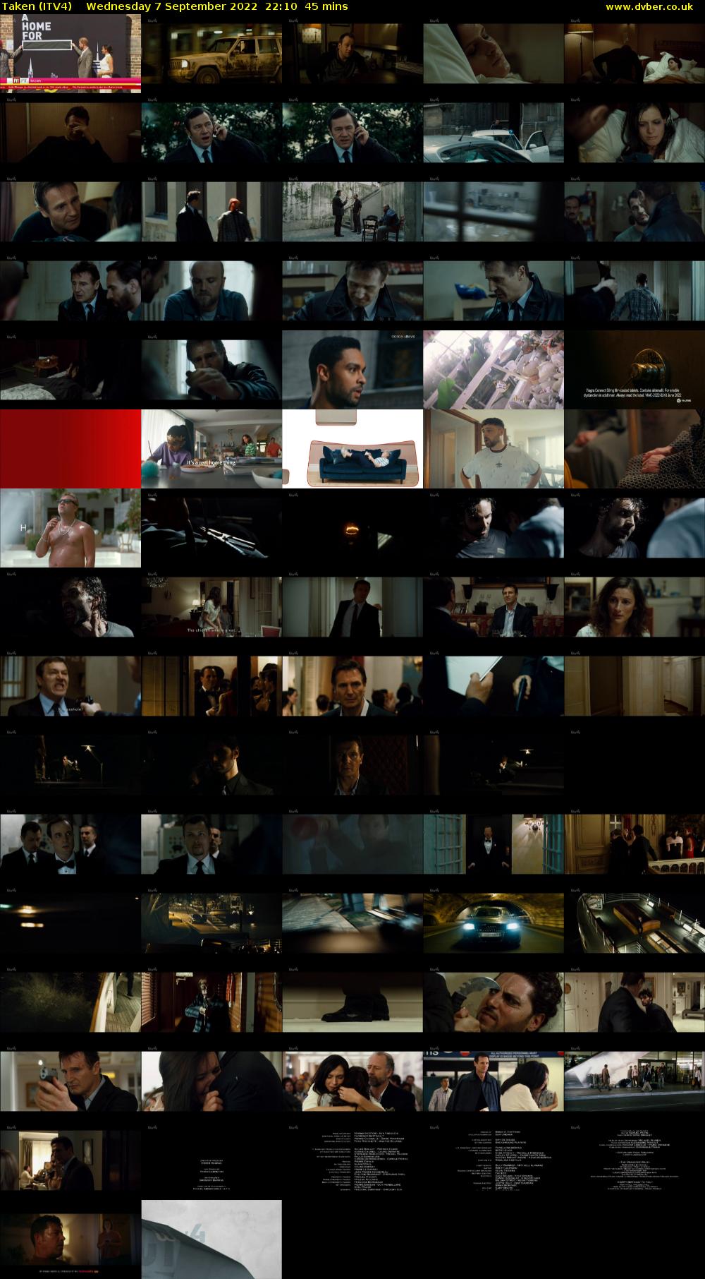 Taken (ITV4) Wednesday 7 September 2022 22:10 - 22:55
