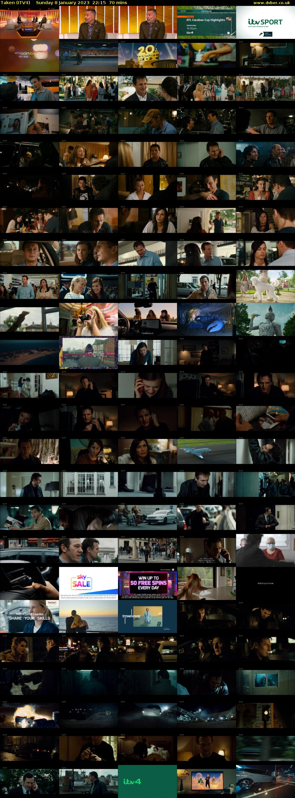Taken (ITV4) Sunday 8 January 2023 22:15 - 23:25