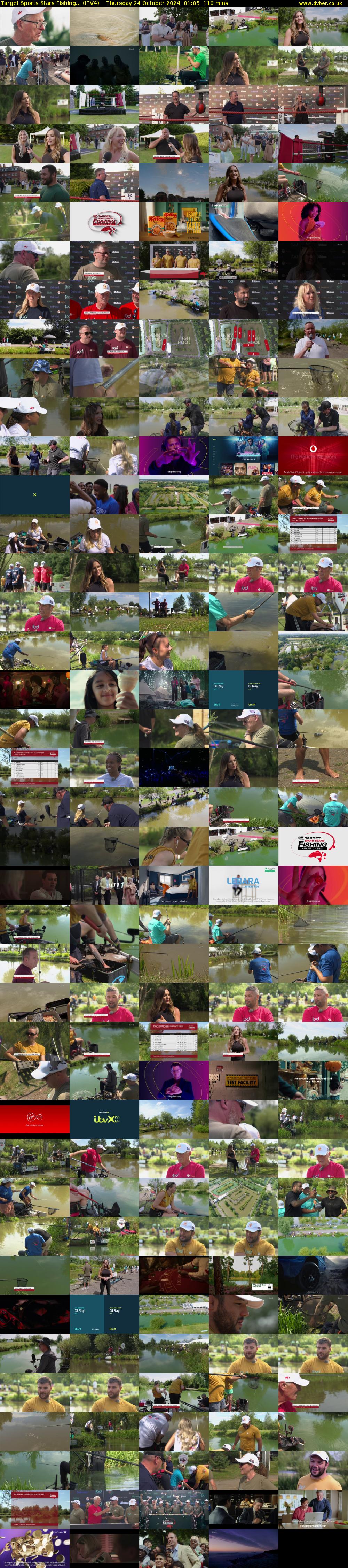 Target Sports Stars Fishing... (ITV4) Thursday 24 October 2024 01:05 - 02:55