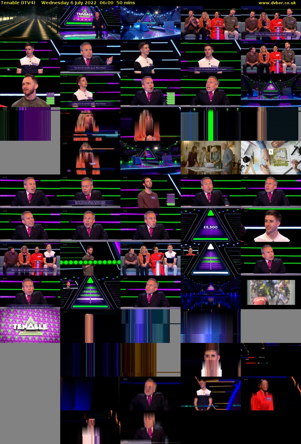 Tenable (ITV4) Wednesday 6 July 2022 06:00 - 06:50