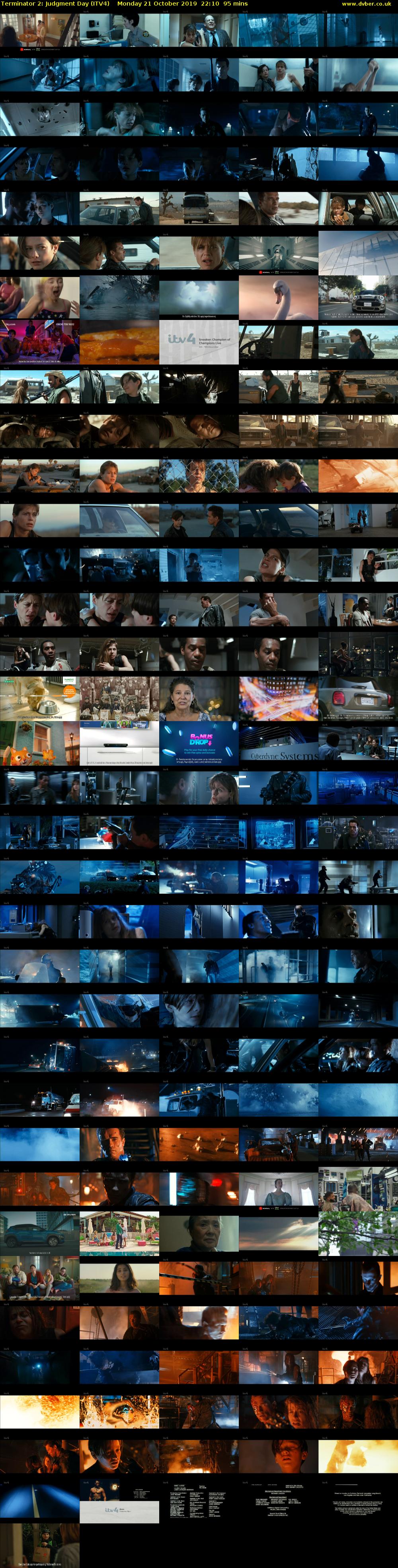 Terminator 2: Judgment Day (ITV4) Monday 21 October 2019 22:10 - 23:45
