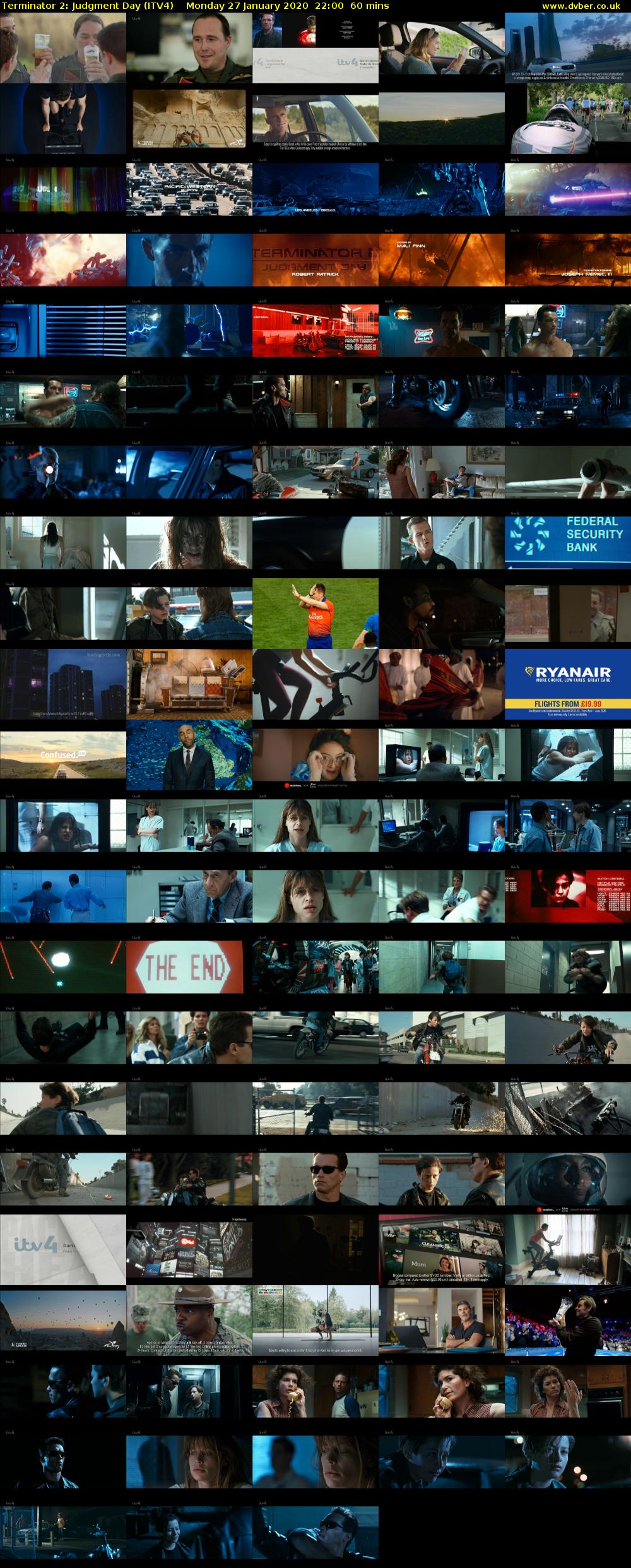 Terminator 2: Judgment Day (ITV4) Monday 27 January 2020 22:00 - 23:00