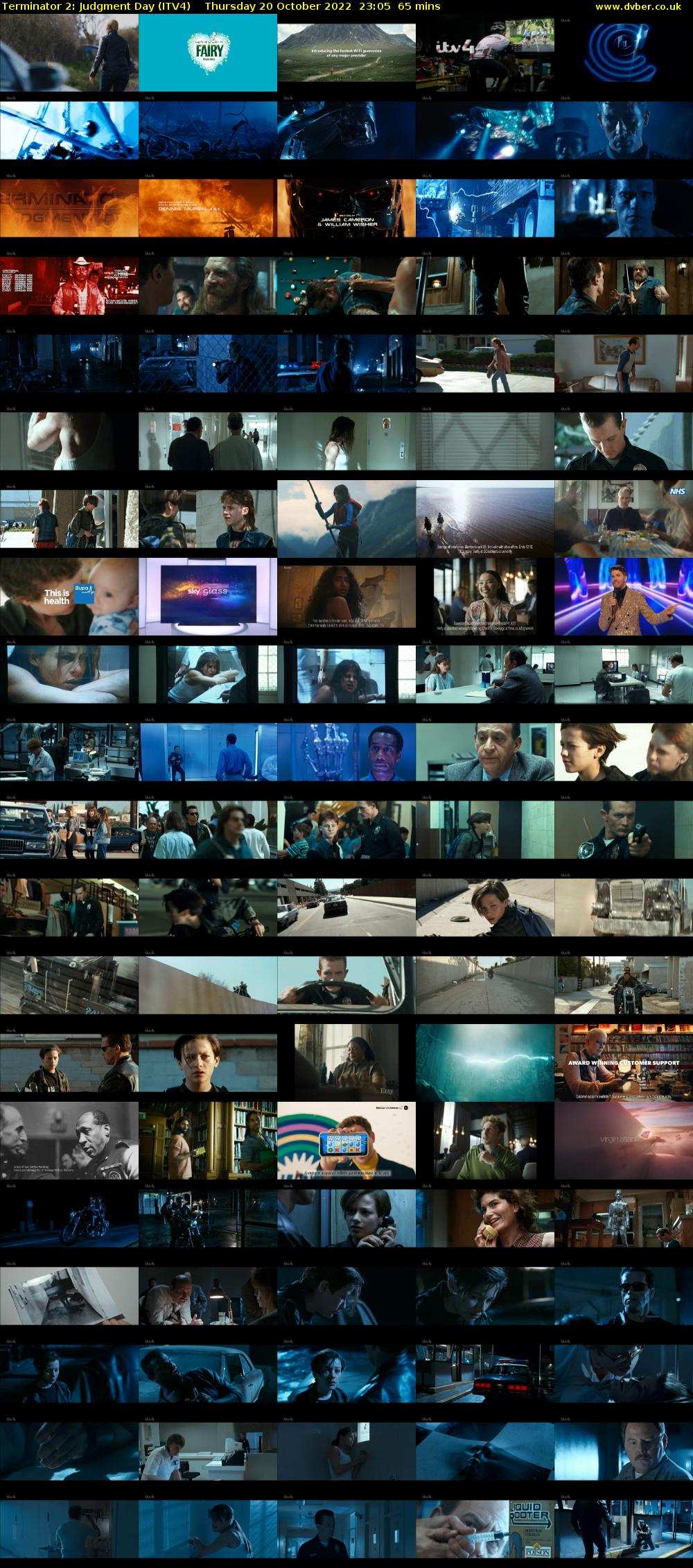 Terminator 2: Judgment Day (ITV4) Thursday 20 October 2022 23:05 - 00:10