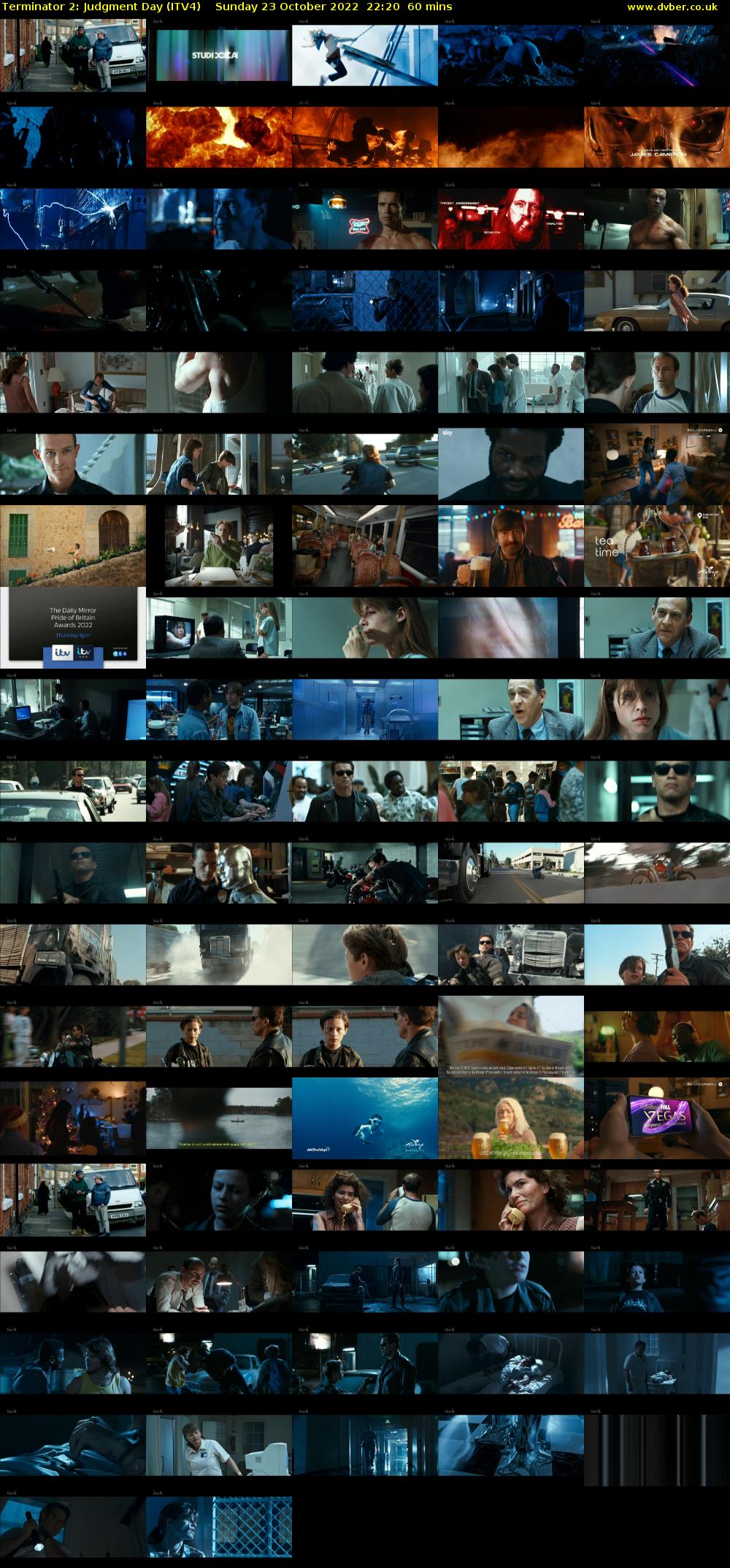 Terminator 2: Judgment Day (ITV4) Sunday 23 October 2022 22:20 - 23:20