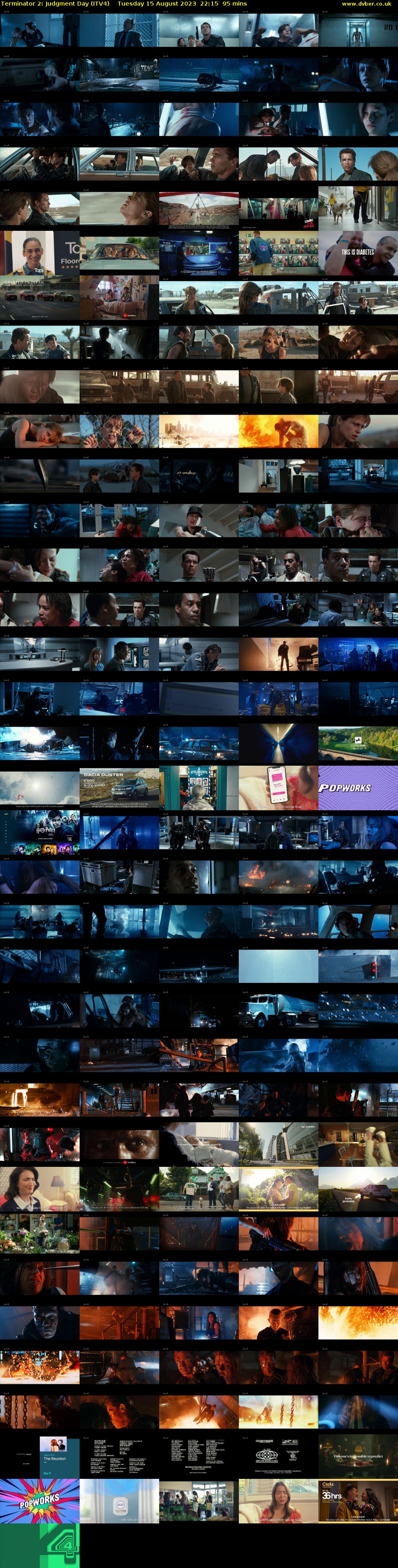 Terminator 2: Judgment Day (ITV4) Tuesday 15 August 2023 22:15 - 23:50