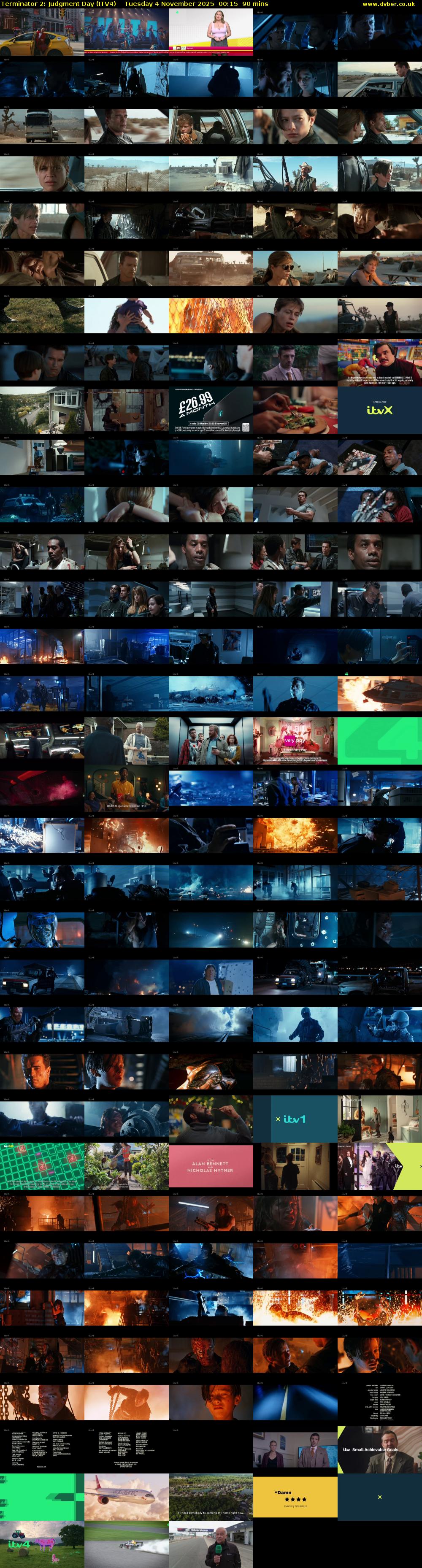 Terminator 2: Judgment Day (ITV4) Tuesday 4 November 2025 00:15 - 01:45