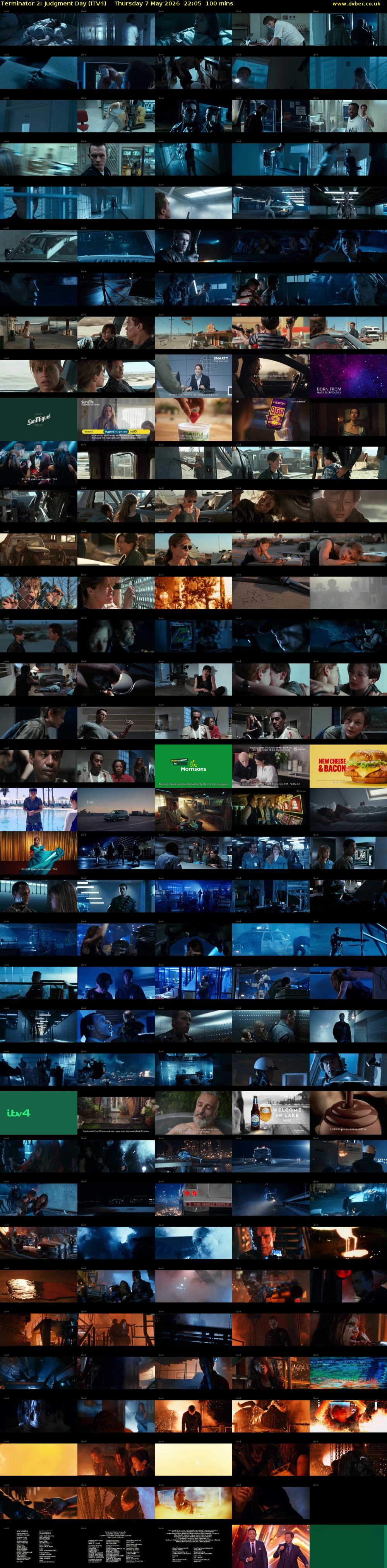 Terminator 2: Judgment Day (ITV4) Thursday 7 May 2026 22:05 - 23:45