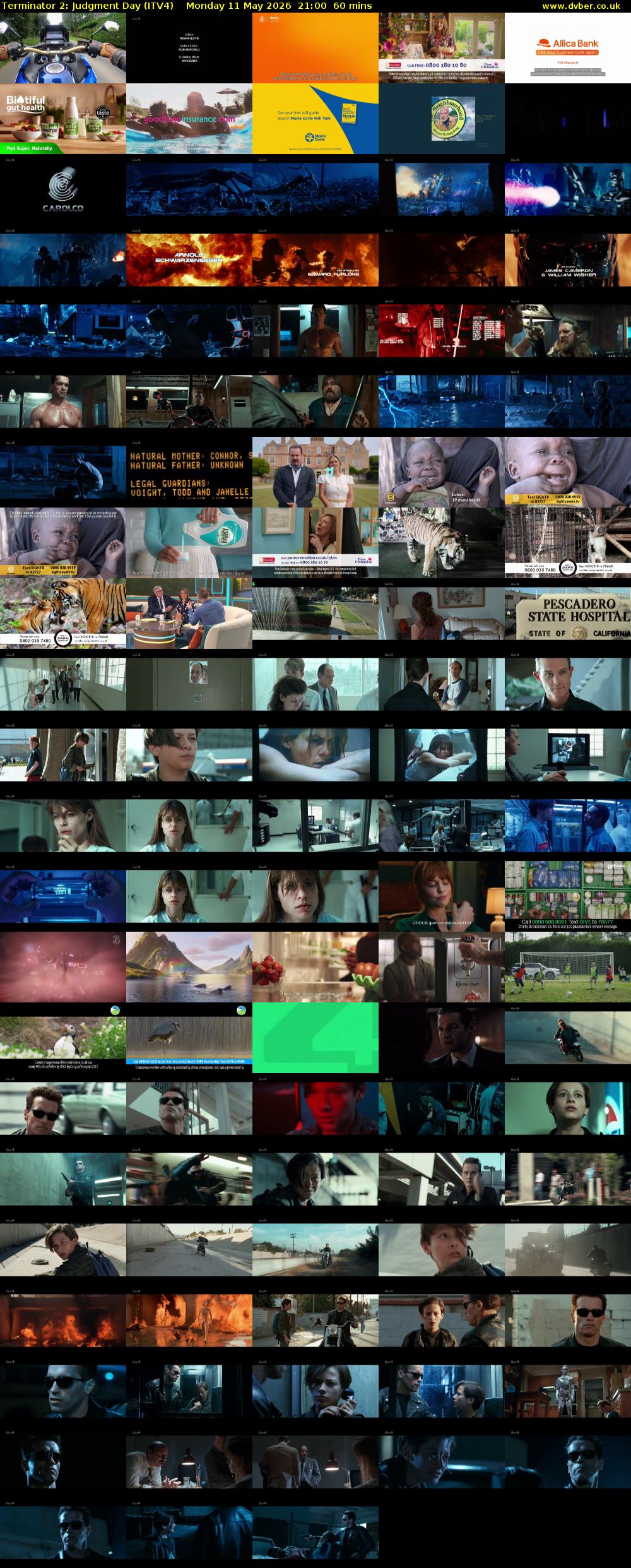 Terminator 2: Judgment Day (ITV4) Monday 11 May 2026 21:00 - 22:00
