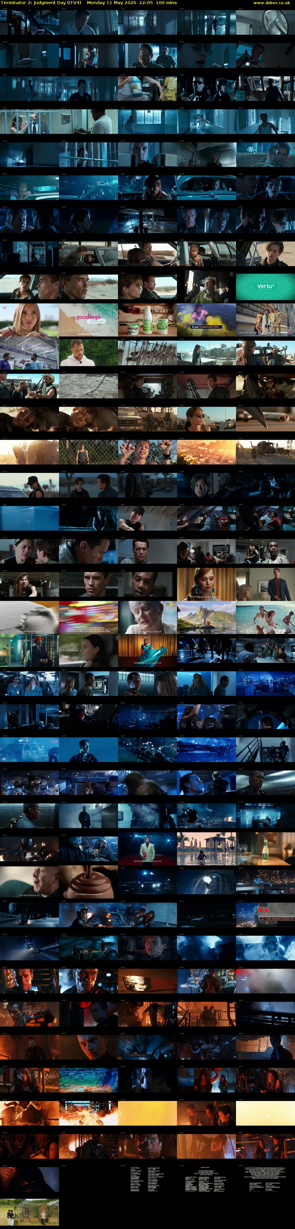 Terminator 2: Judgment Day (ITV4) Monday 11 May 2026 22:05 - 23:45