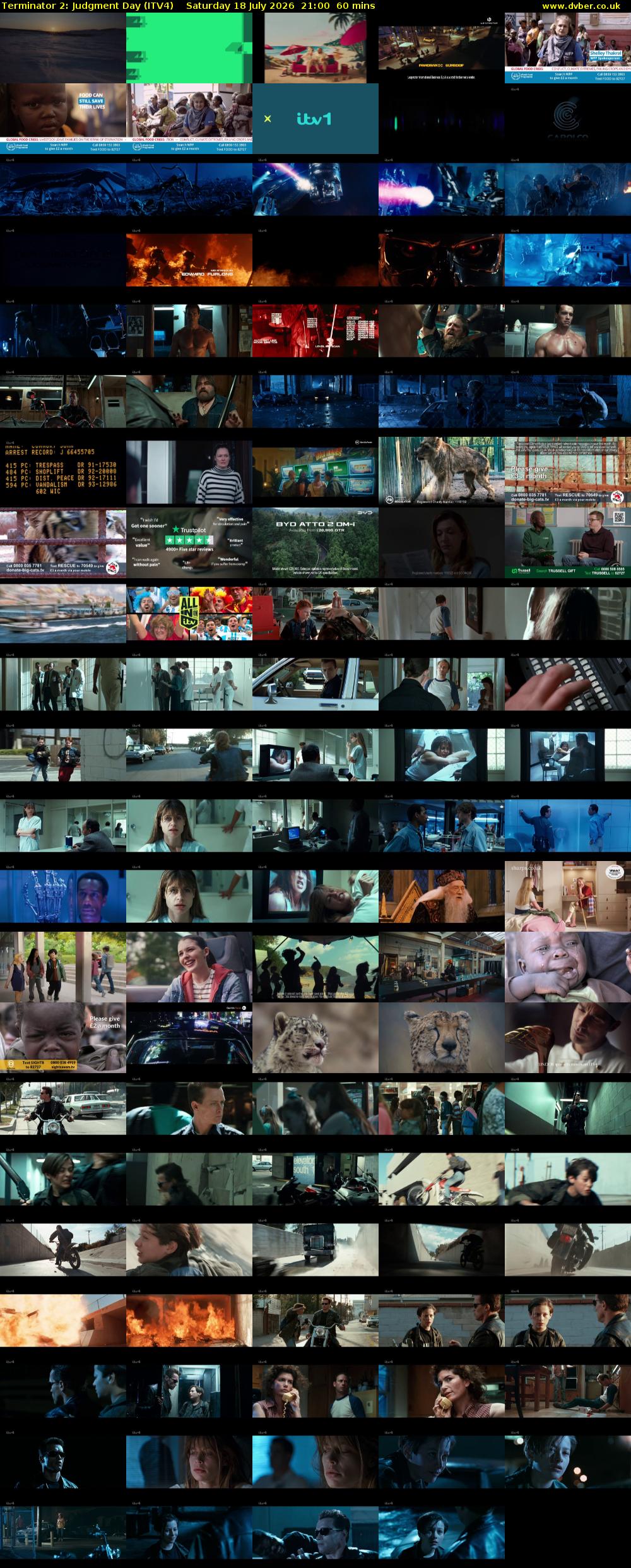 Terminator 2: Judgment Day (ITV4) Saturday 18 July 2026 21:00 - 22:00