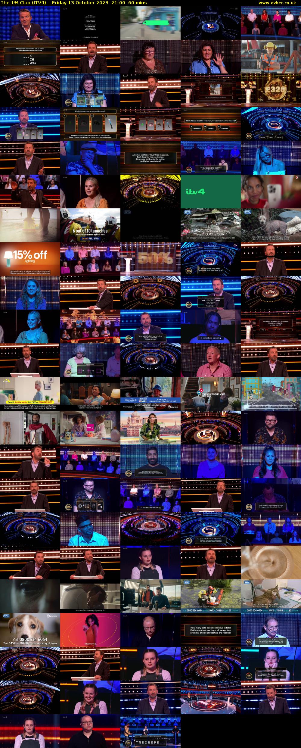 The 1% Club (ITV4) Friday 13 October 2023 21:00 - 22:00