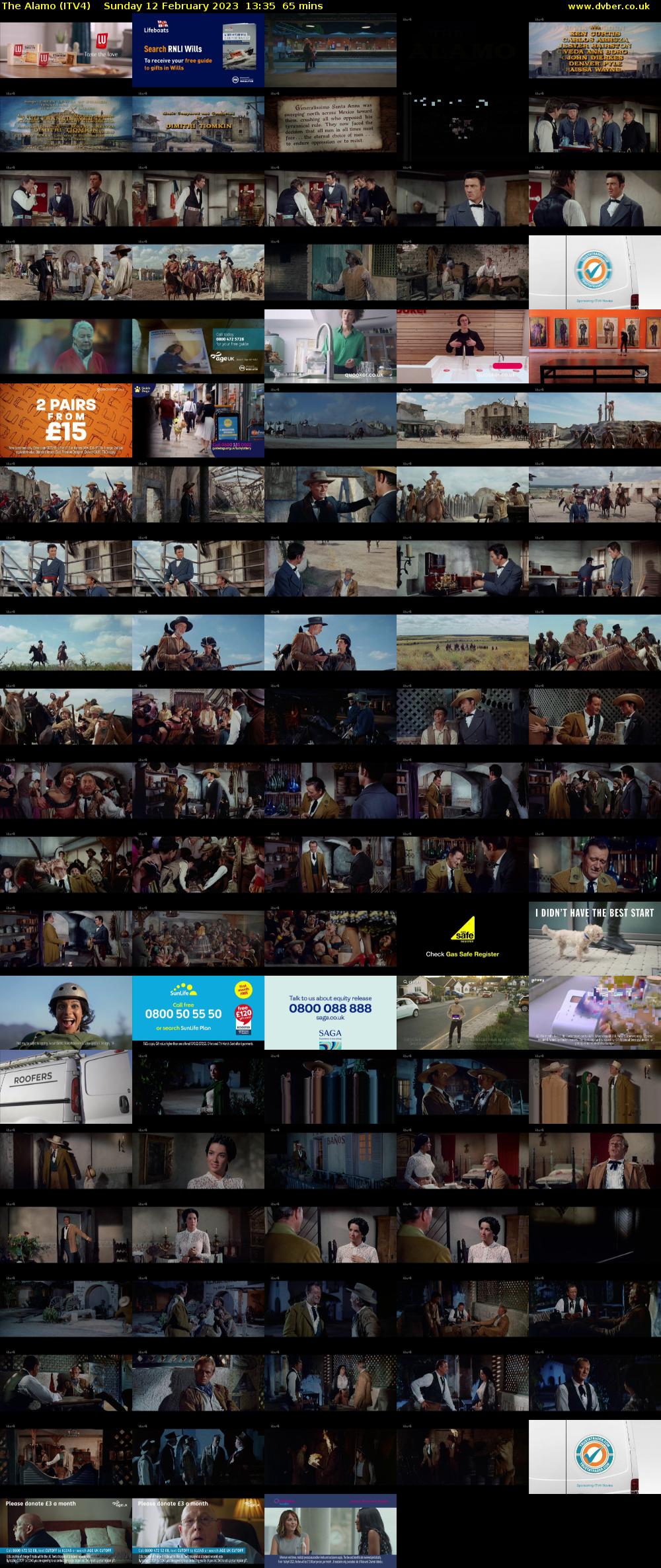 The Alamo (ITV4) Sunday 12 February 2023 13:35 - 14:40