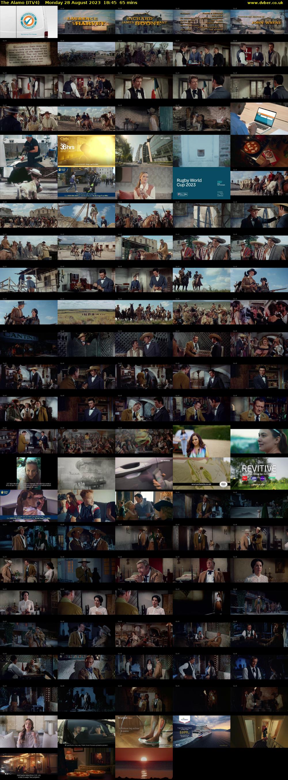 The Alamo (ITV4) Monday 28 August 2023 18:45 - 19:50