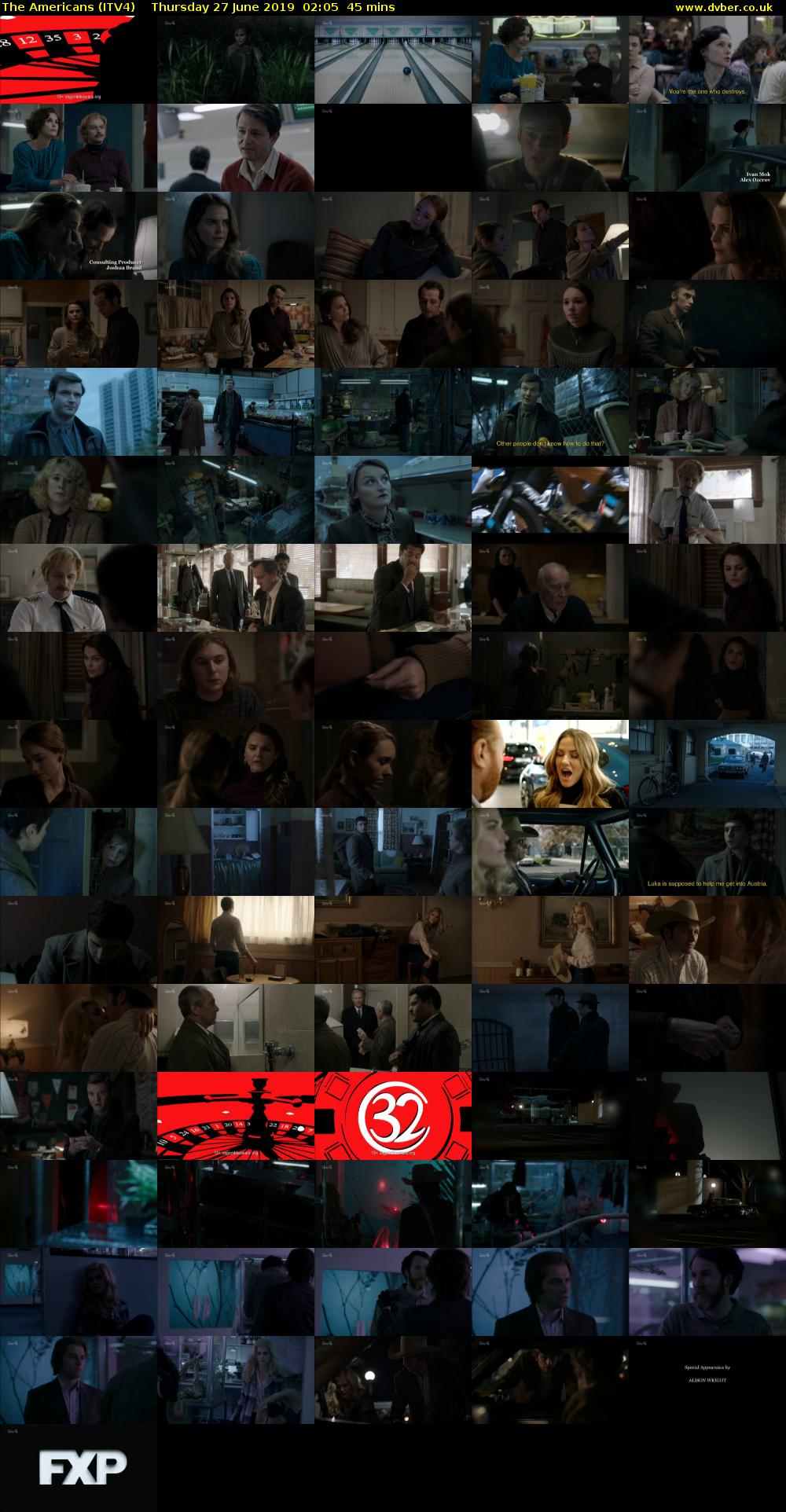 The Americans (ITV4) Thursday 27 June 2019 02:05 - 02:50