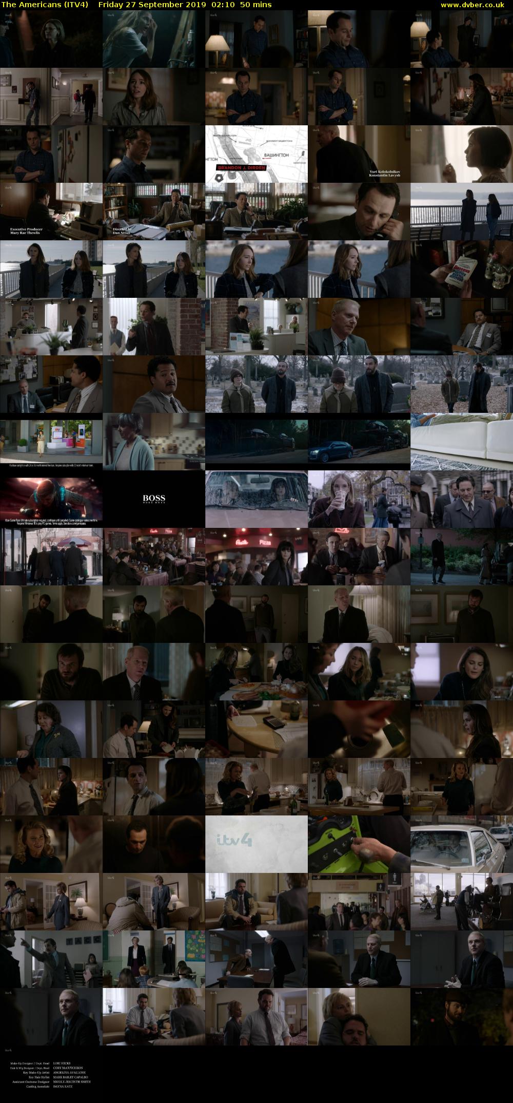 The Americans (ITV4) Friday 27 September 2019 02:10 - 03:00