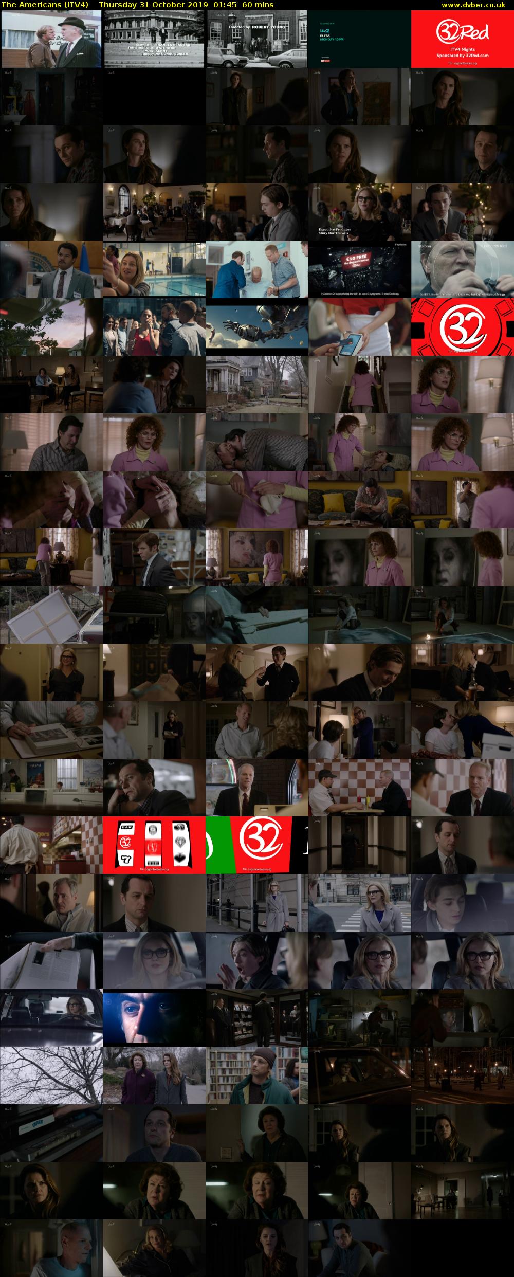 The Americans (ITV4) Thursday 31 October 2019 01:45 - 02:45