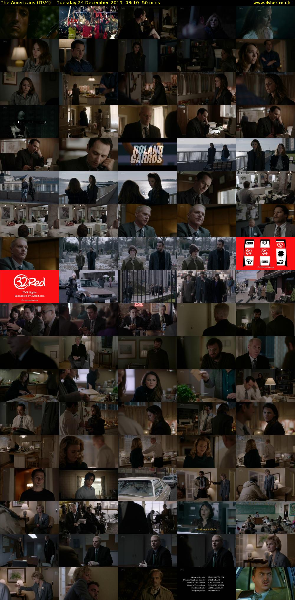 The Americans (ITV4) Tuesday 24 December 2019 03:10 - 04:00