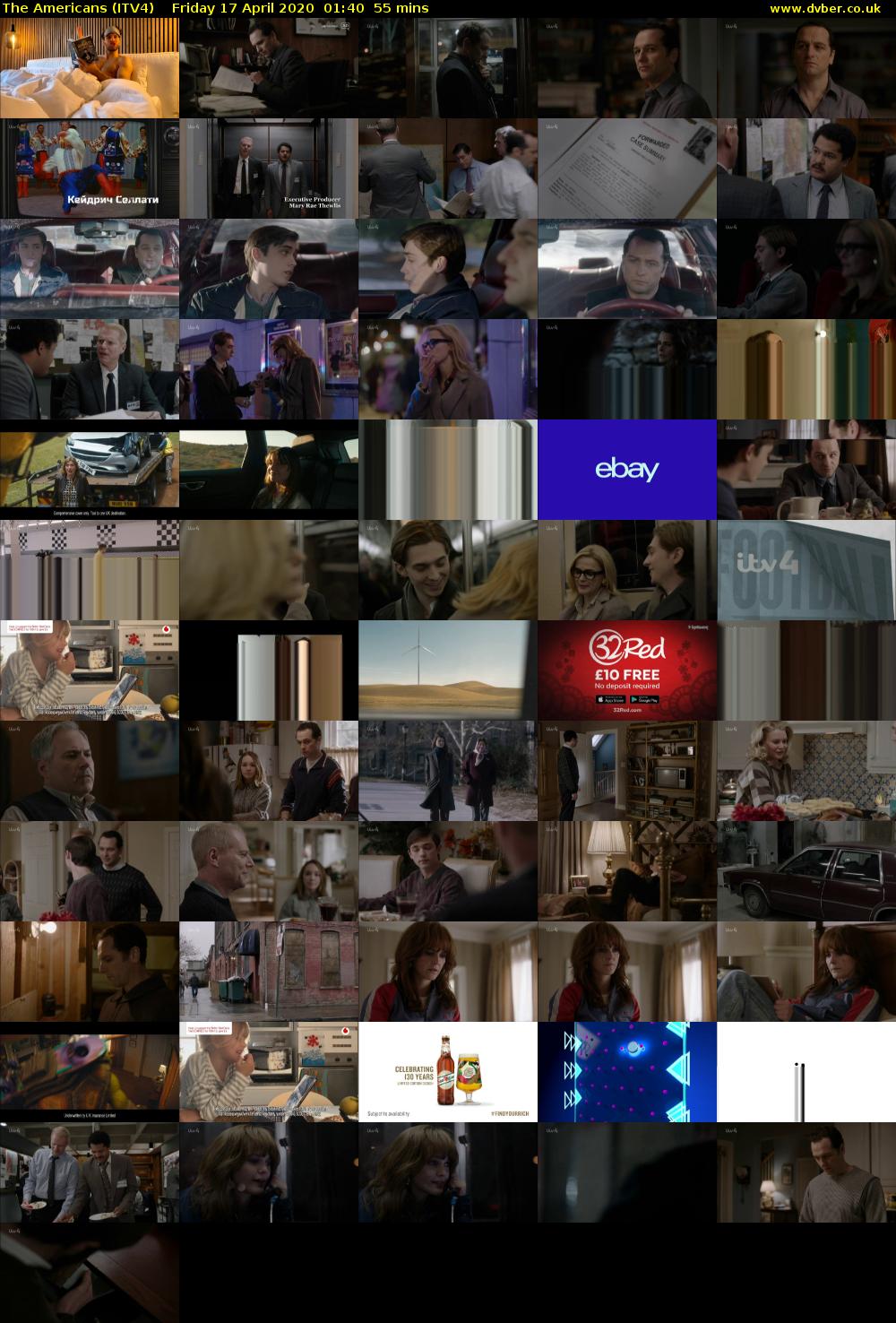 The Americans (ITV4) Friday 17 April 2020 01:40 - 02:35