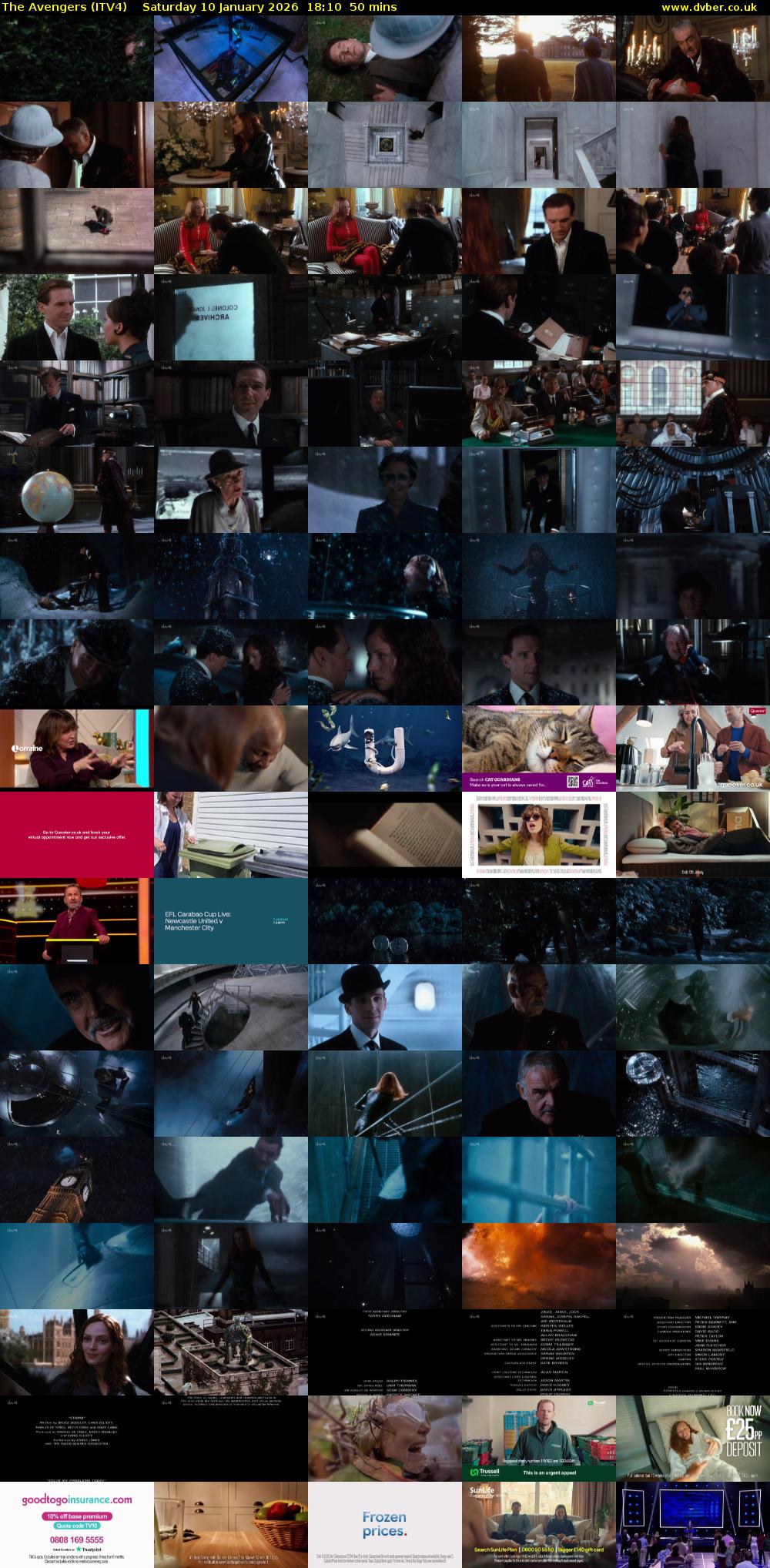 The Avengers (ITV4) Saturday 10 January 2026 18:10 - 19:00