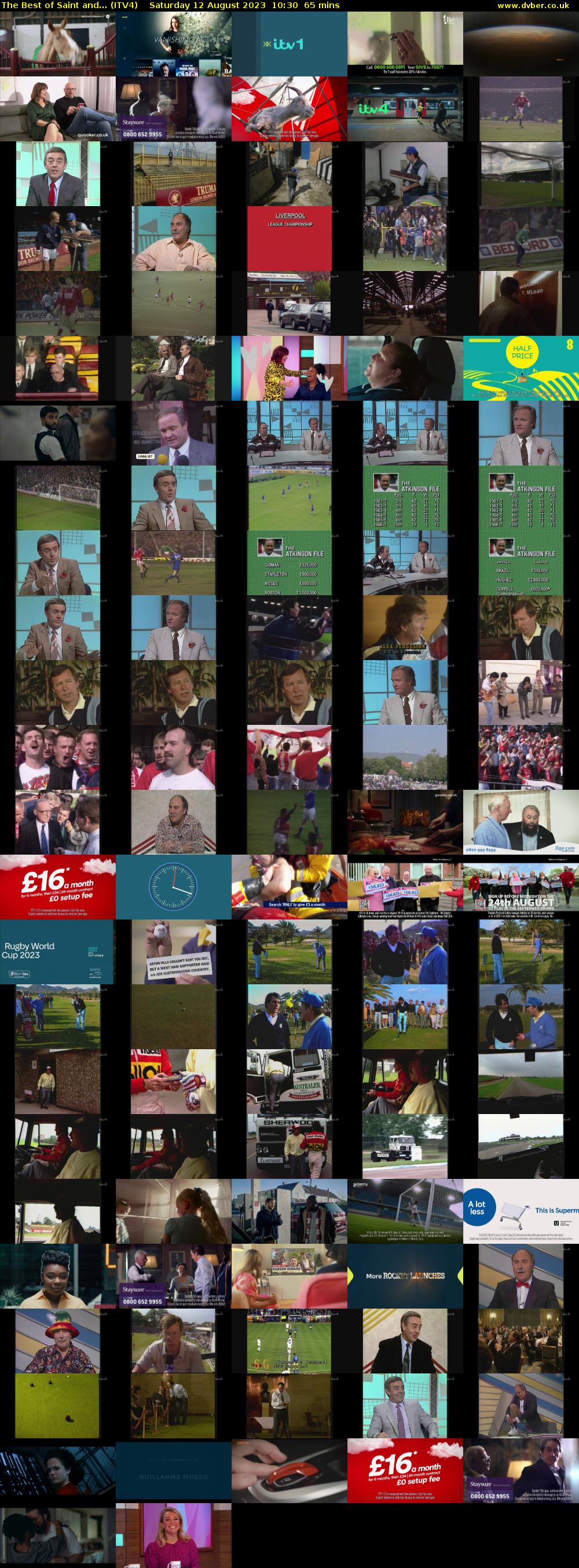 The Best of Saint and... (ITV4) Saturday 12 August 2023 10:30 - 11:35