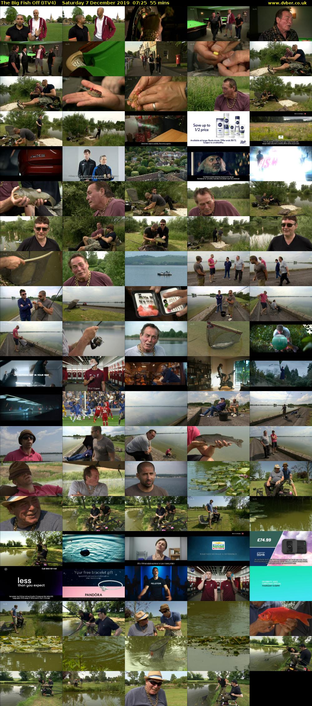 The Big Fish Off (ITV4) Saturday 7 December 2019 07:25 - 08:20