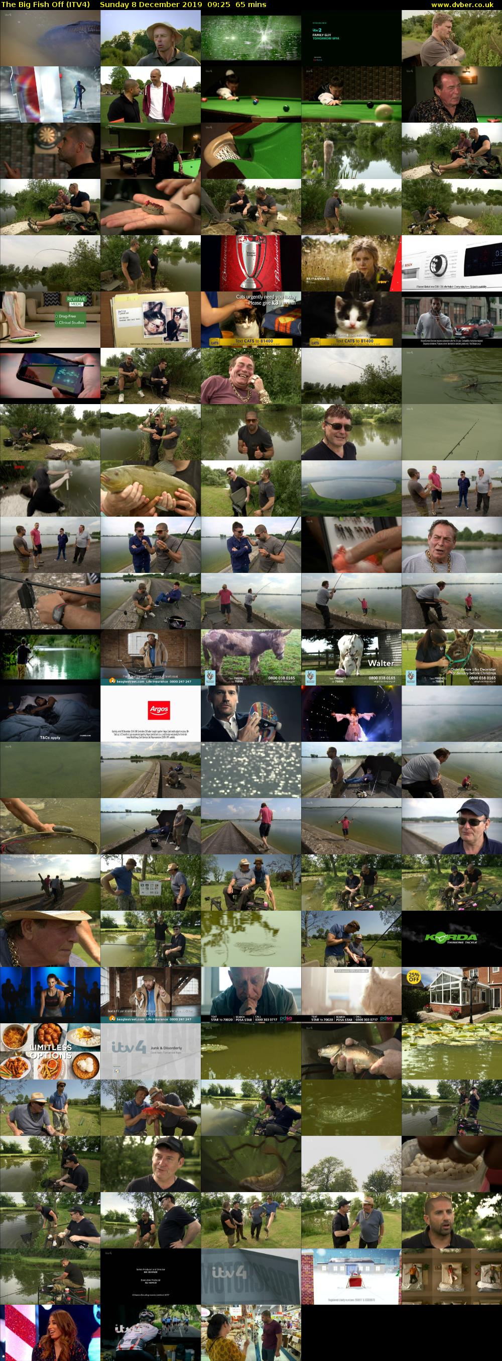 The Big Fish Off (ITV4) Sunday 8 December 2019 09:25 - 10:30